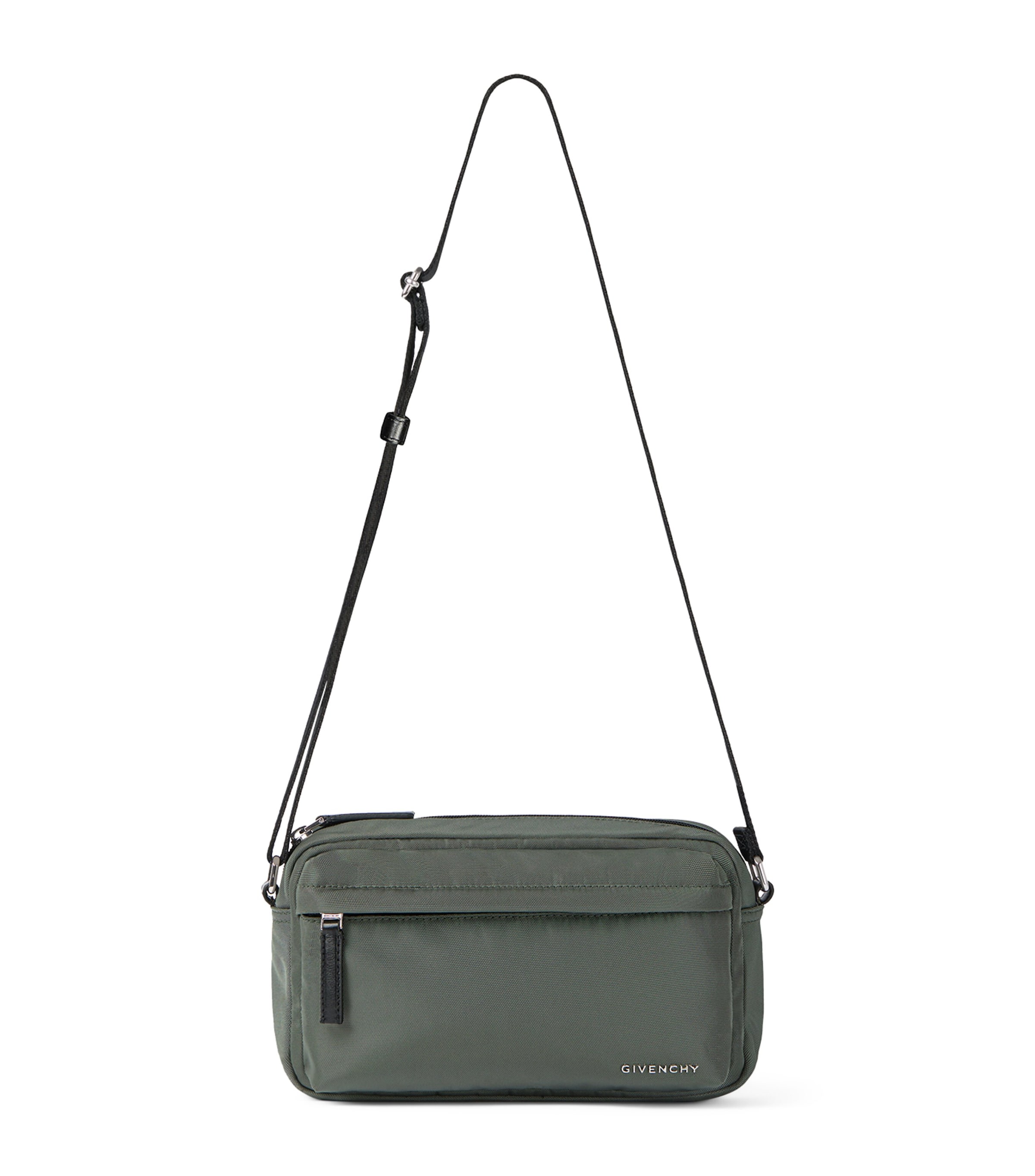 Calfskin-Trim Logo Essential Camera Bag