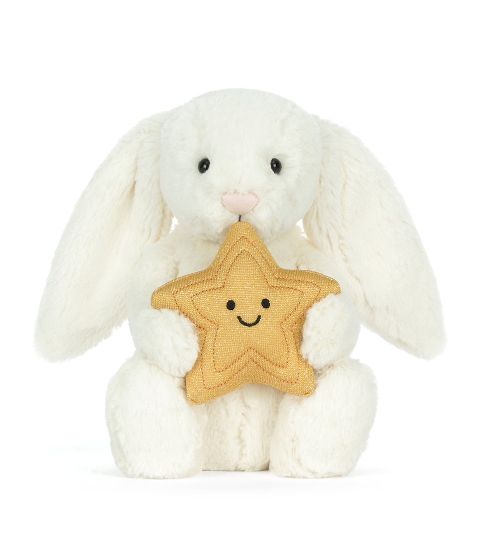 Cream Bunny with Star (31cm)