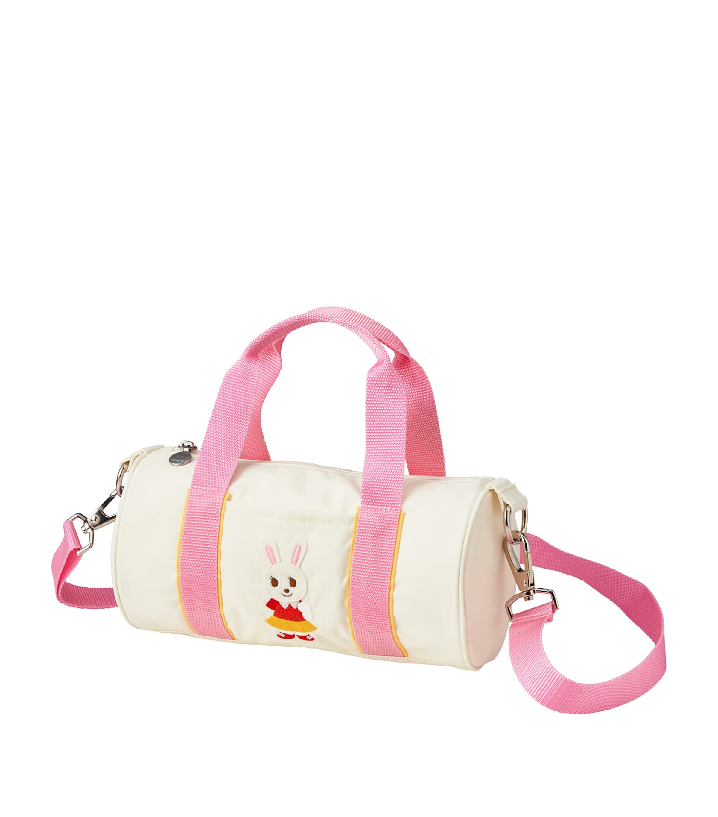 Miki House Embroidered Bunny Duffle Bag