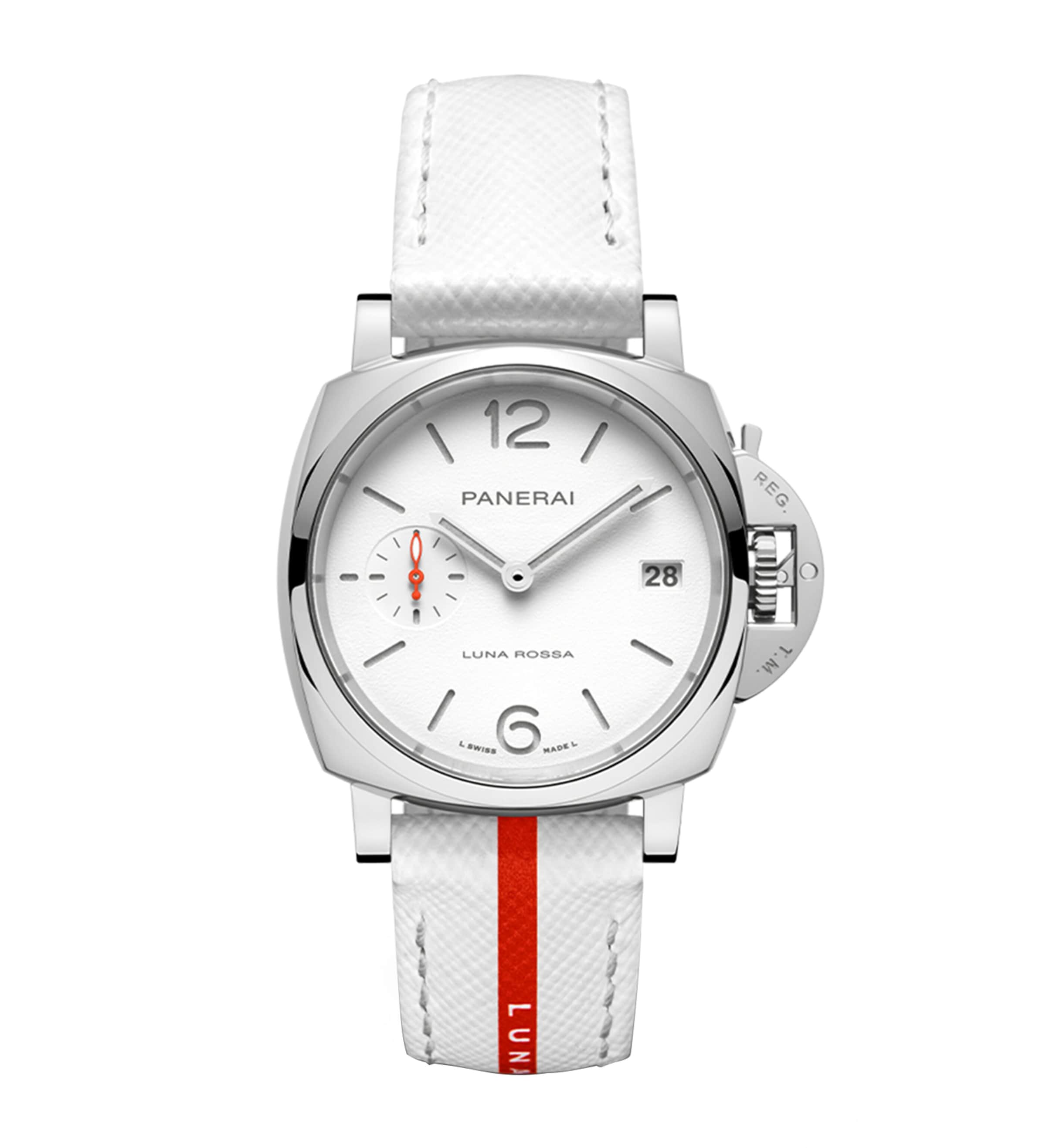 Stainless Steel Luminor Due Luna Rossa Watch 38mm