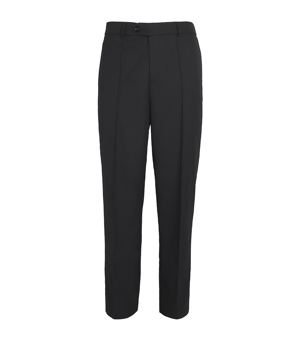 Wool-Blend Ester Trousers