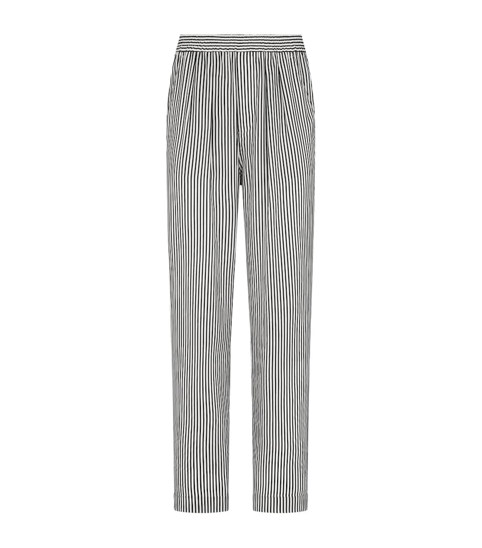 TOM FORD Womens Silk Striped Trousers Nwa