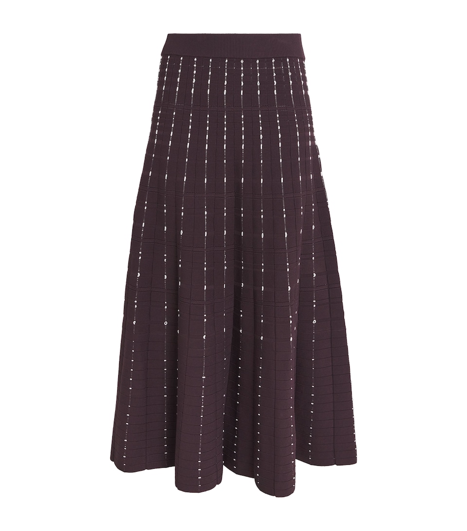 Fragmented Stripes Skirt