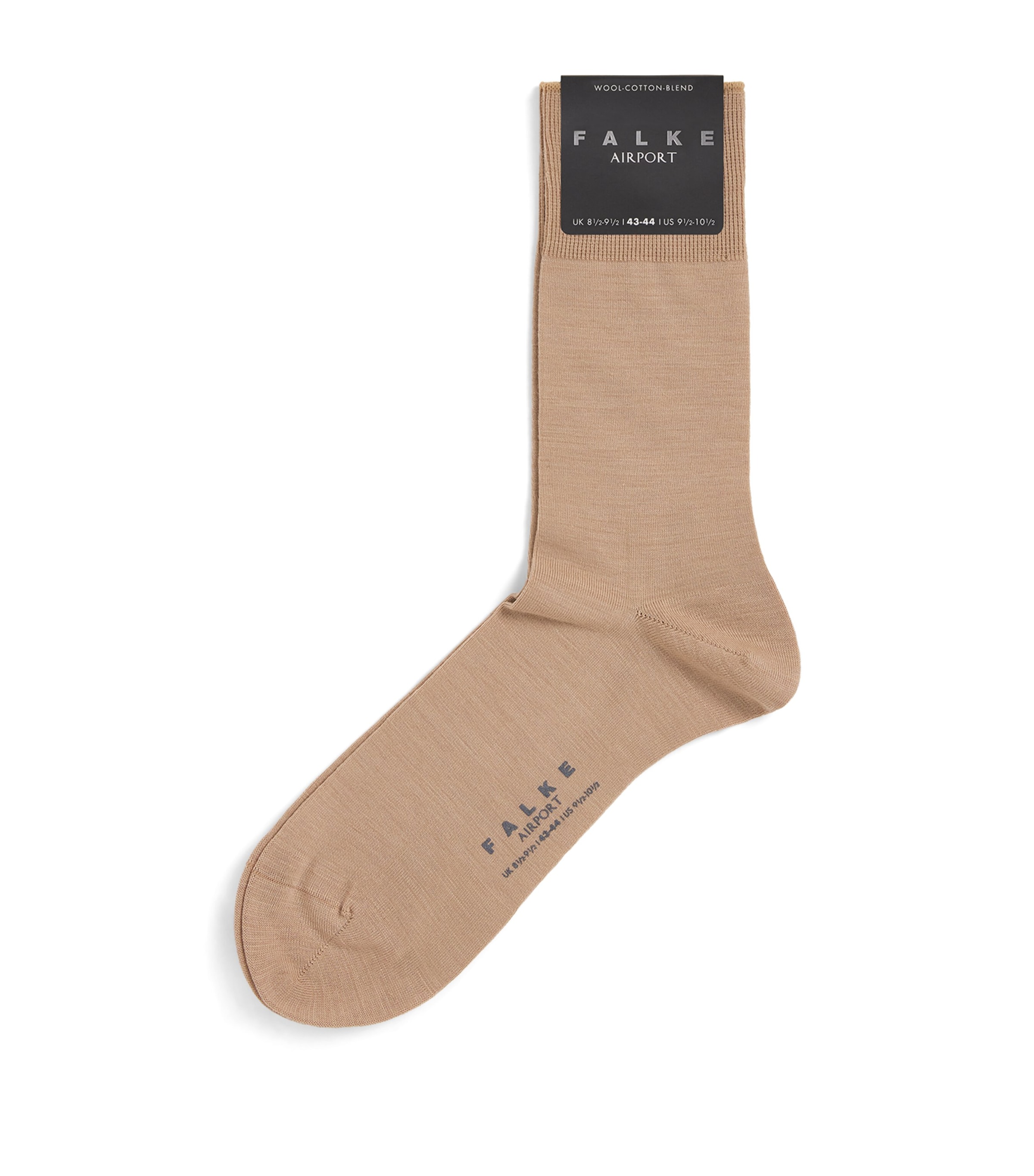 Wool-Cotton-Blend Airport Socks