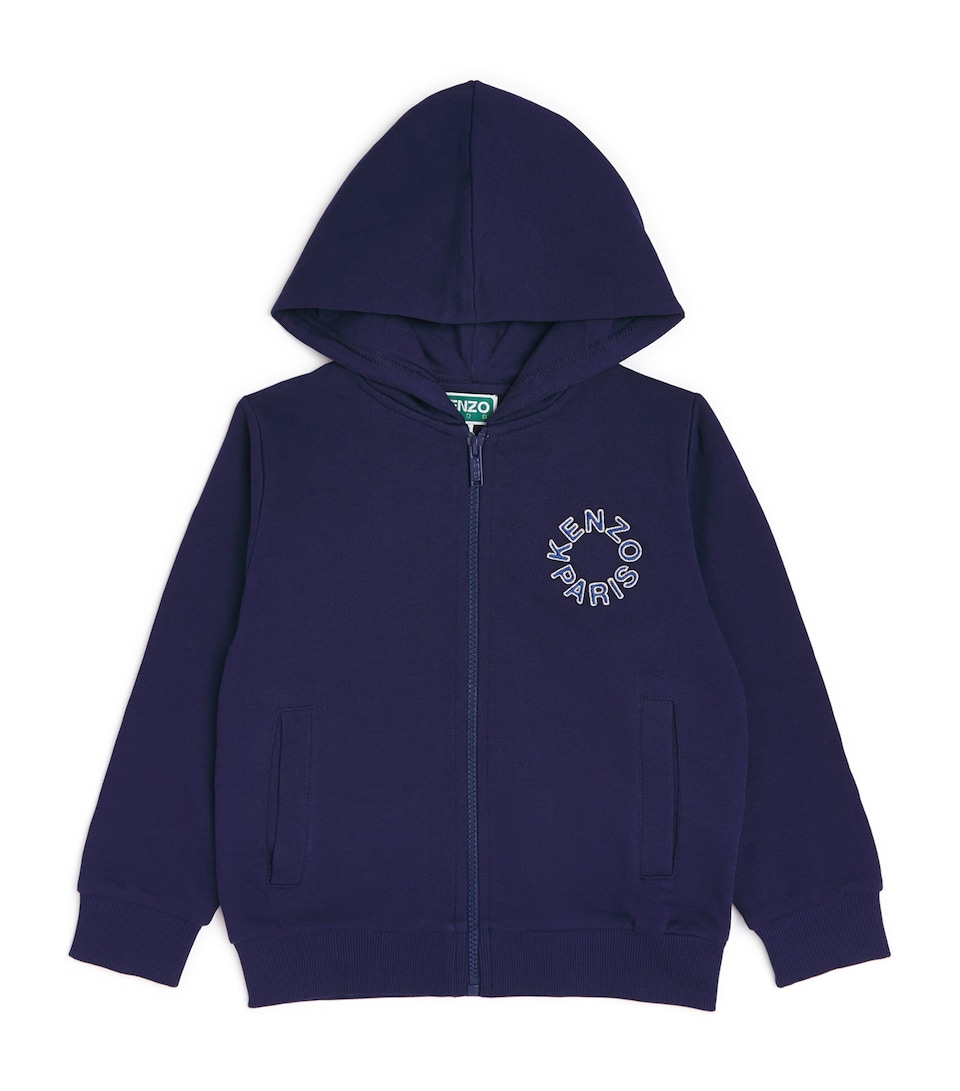 Cotton Logo Zip Hoodie (5-14 Years)