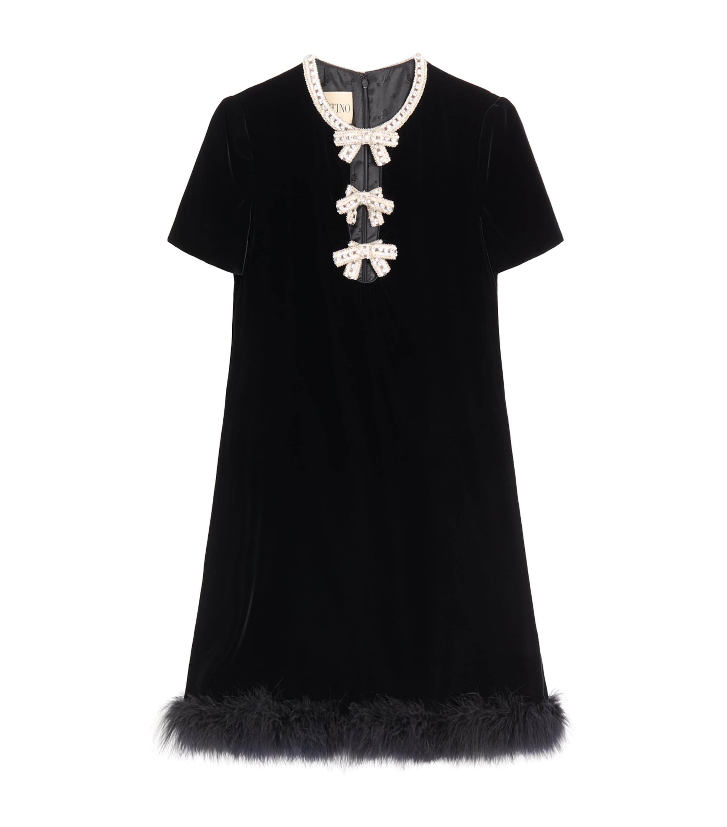 Embellished Mini Dress