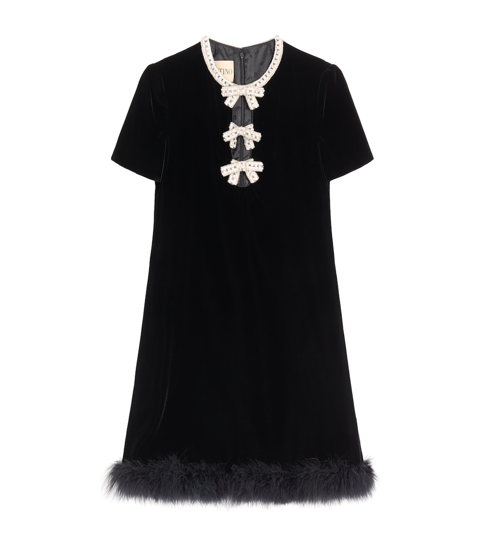 Embellished Mini Dress