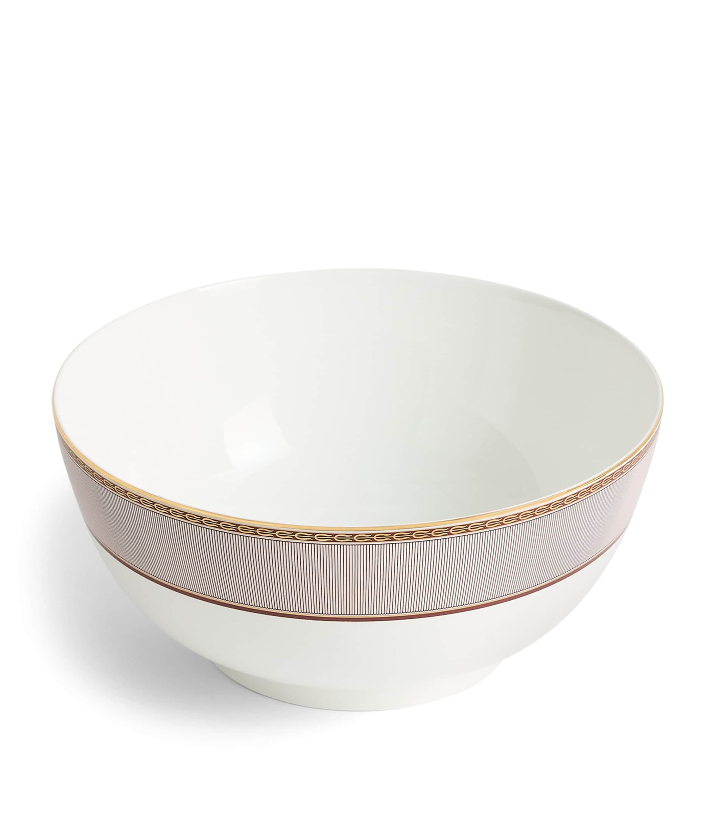 Wedgwood Bone China Red Splendour Serving Bowl (25.8cm) Red