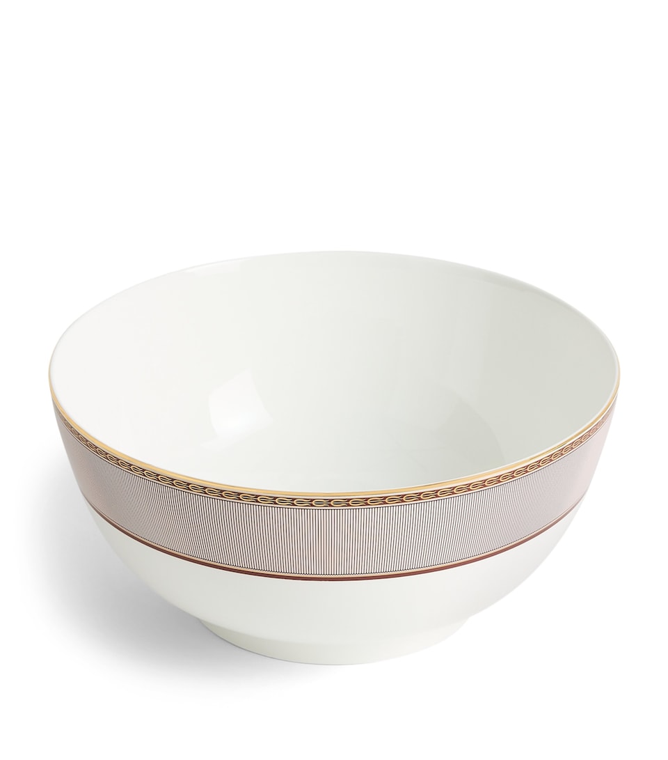 Wedgwood Bone China Red Splendour Serving Bowl (25.8cm) Red