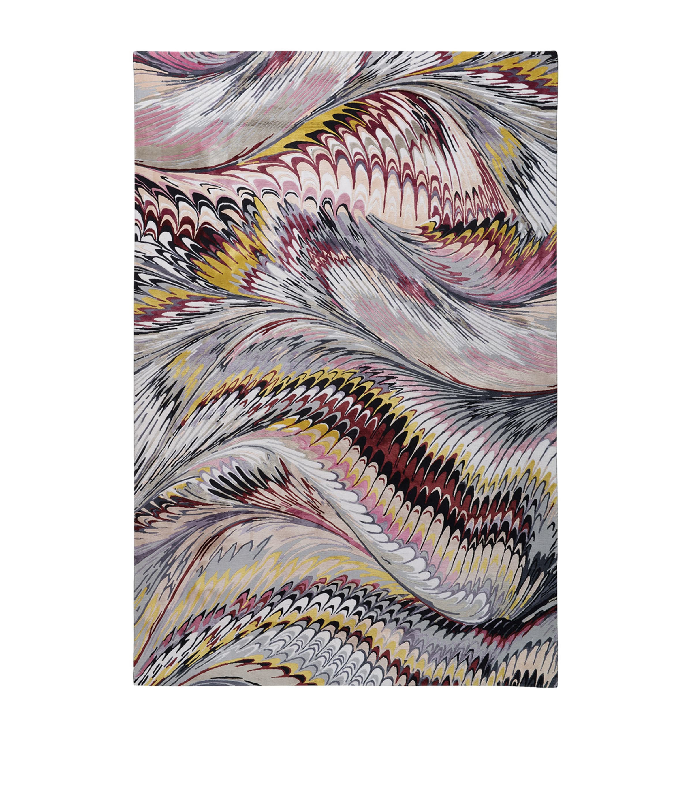 x Mary Katrantzou Feather Marble Rug (3.05m x 2.44m)