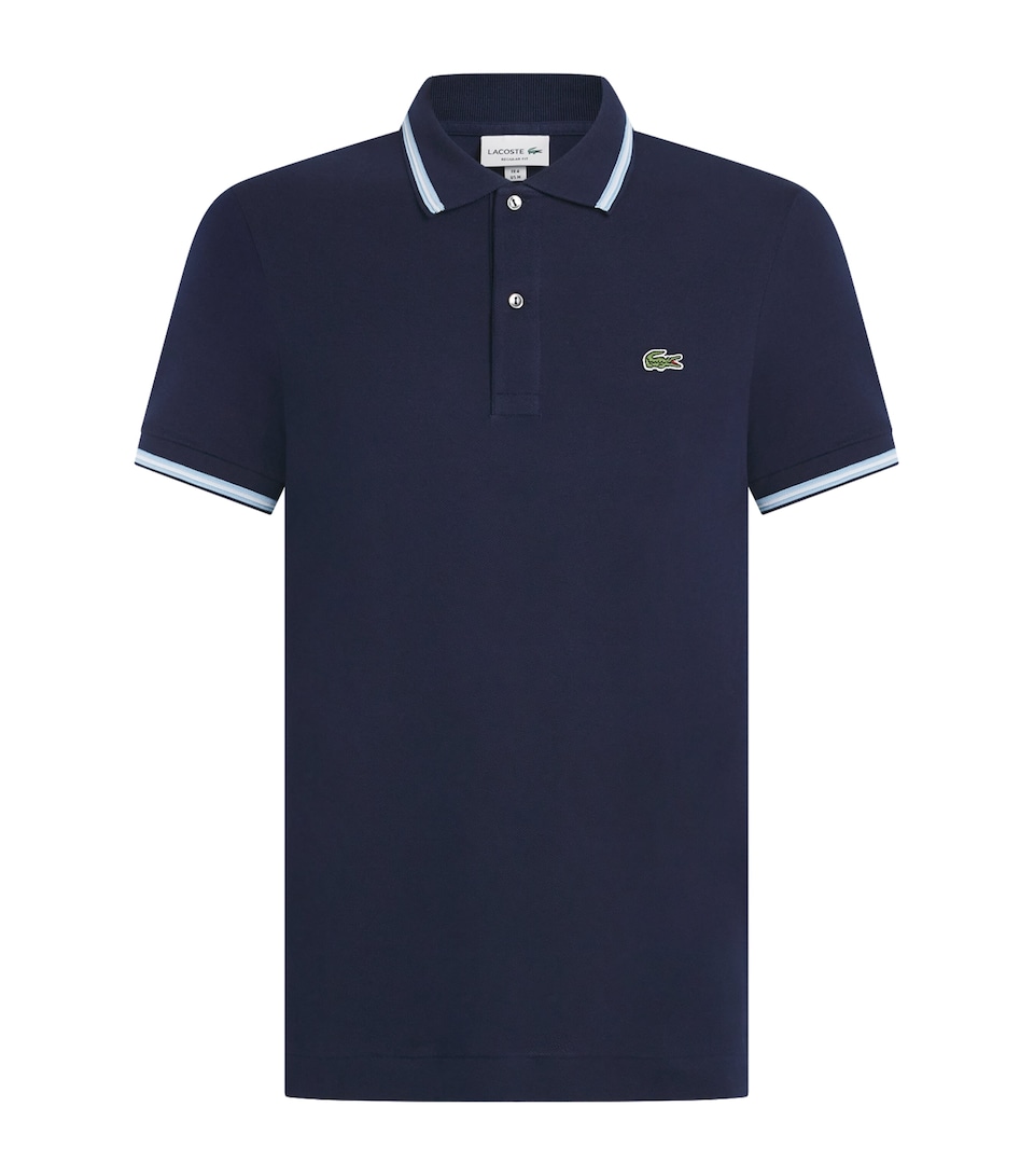 Lacoste Mens Cotton Original Polo Shirt Navy Blue