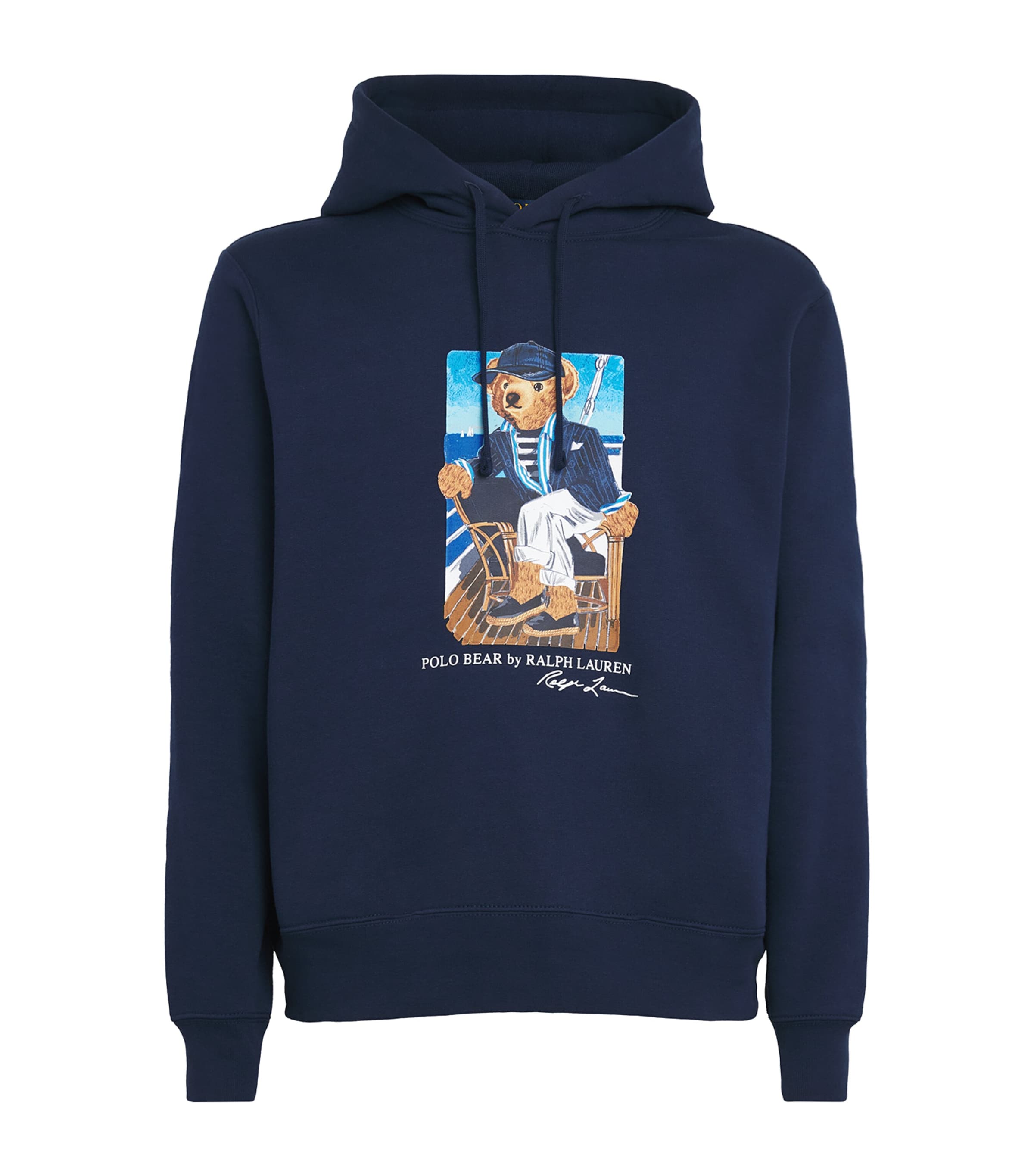 Polo Ralph Lauren Mens Polo Bear Hoodie Nport Br Nport Nvy