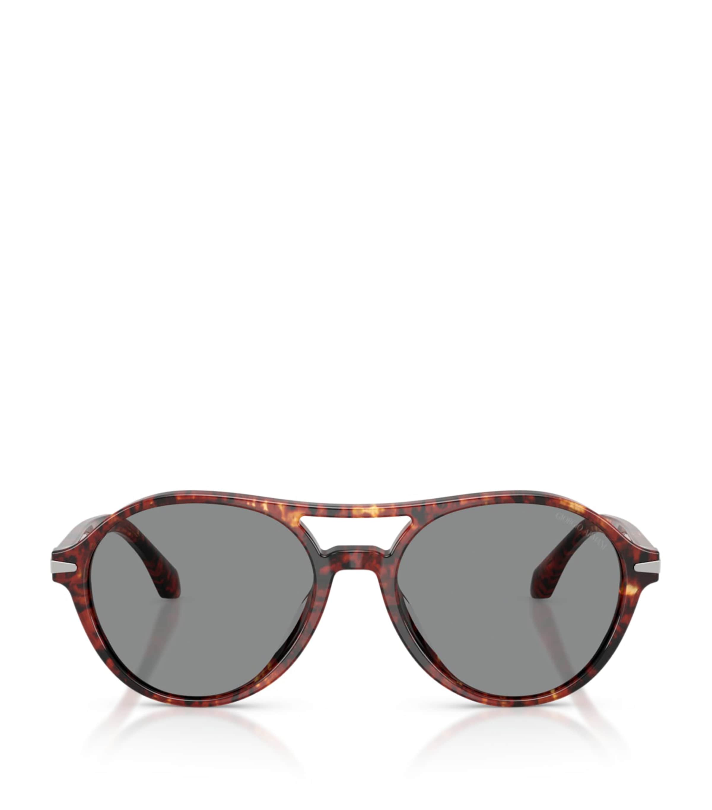 Tortoiseshell Round Sunglasses