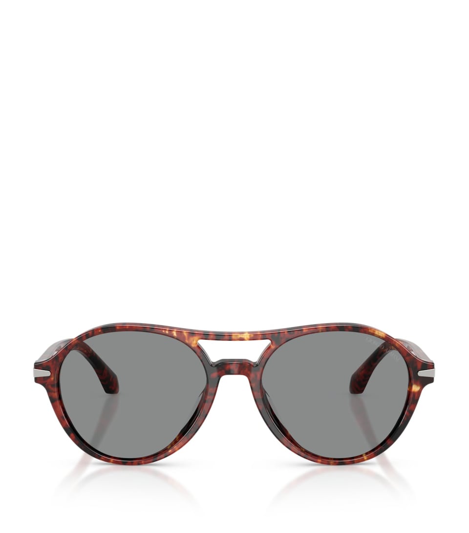 Tortoiseshell Round Sunglasses