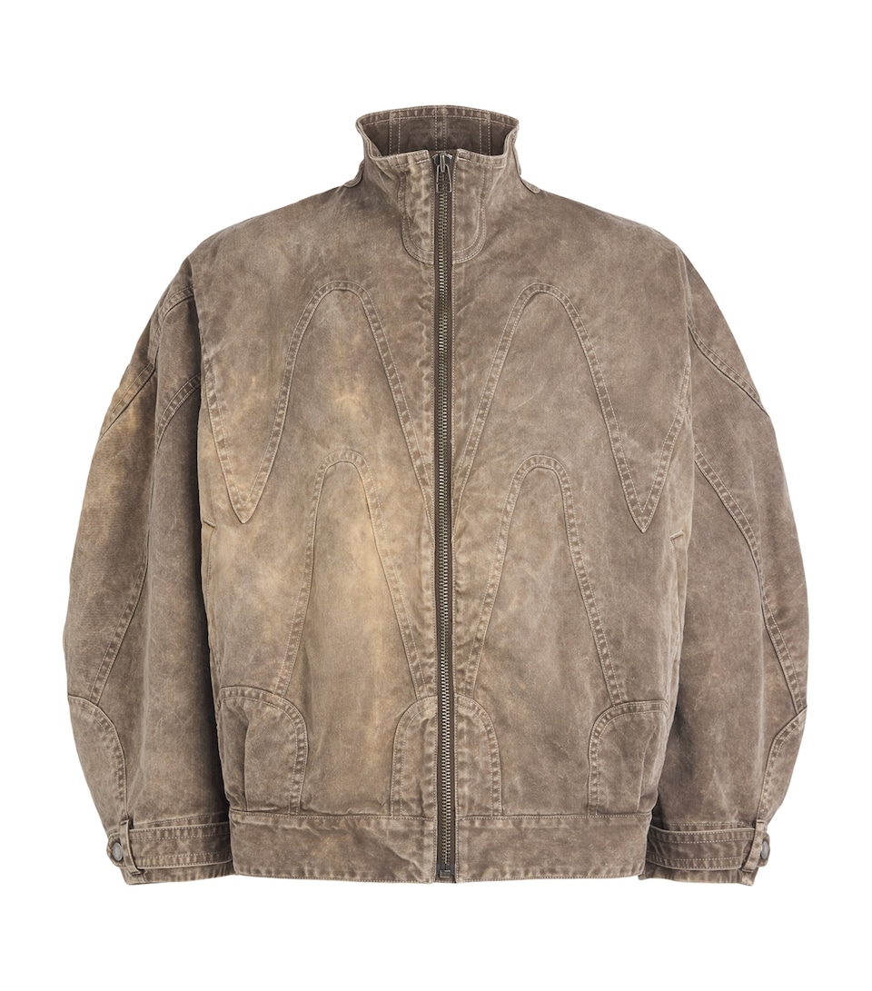 IM MEN Mens Cotton Elements Jacket Dark Beige