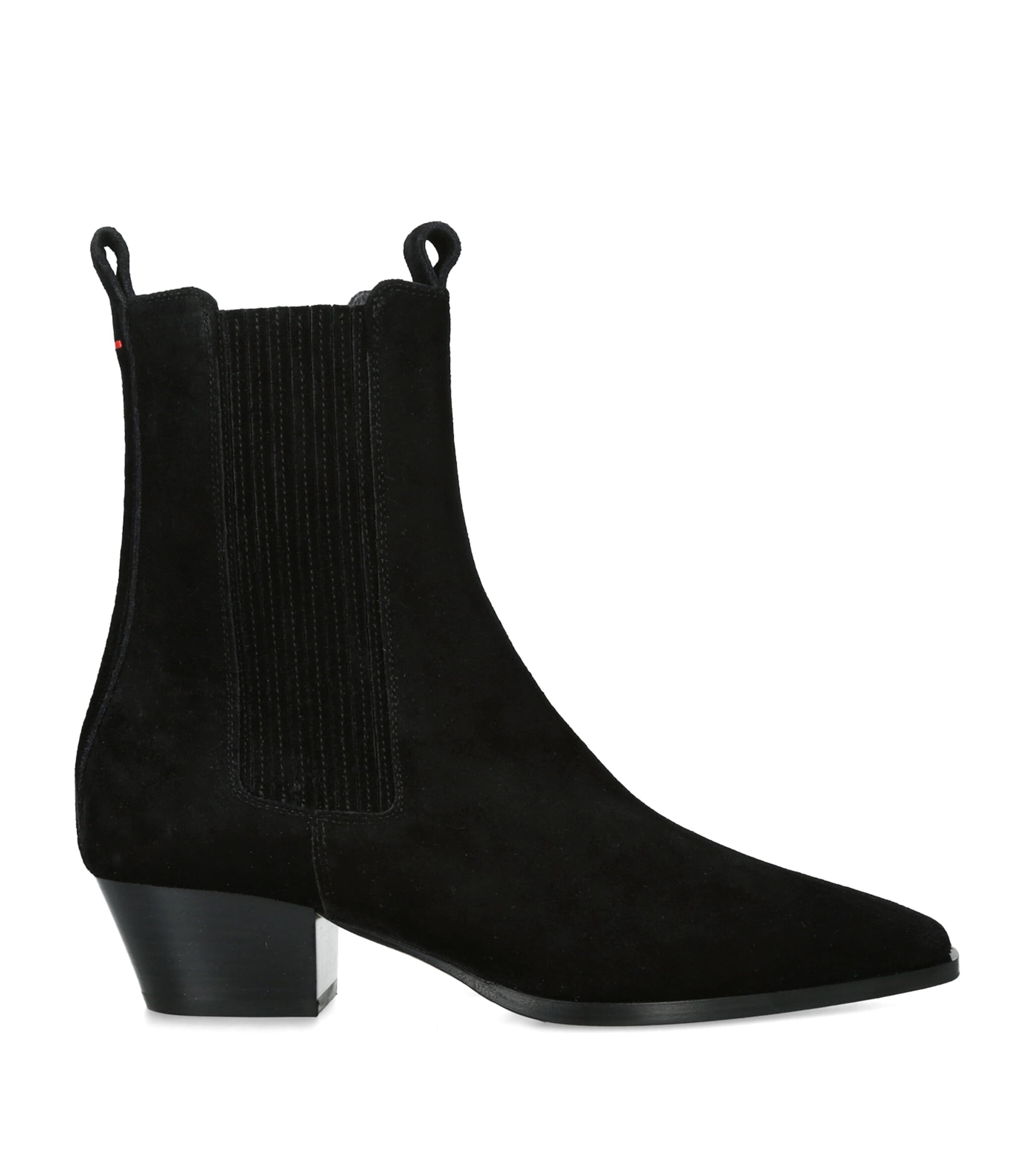 aeyde Suede Agata Ankle Boots 40 Black