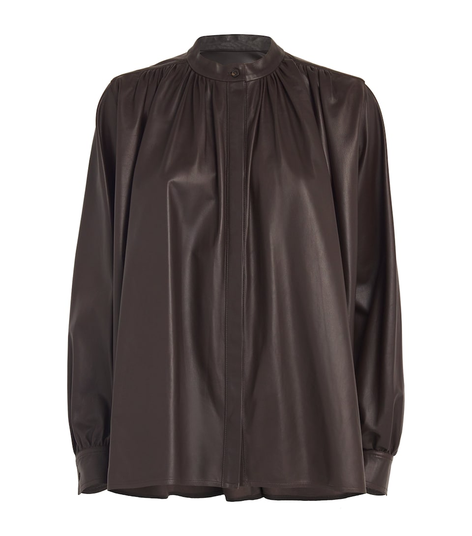 Leather Blouse