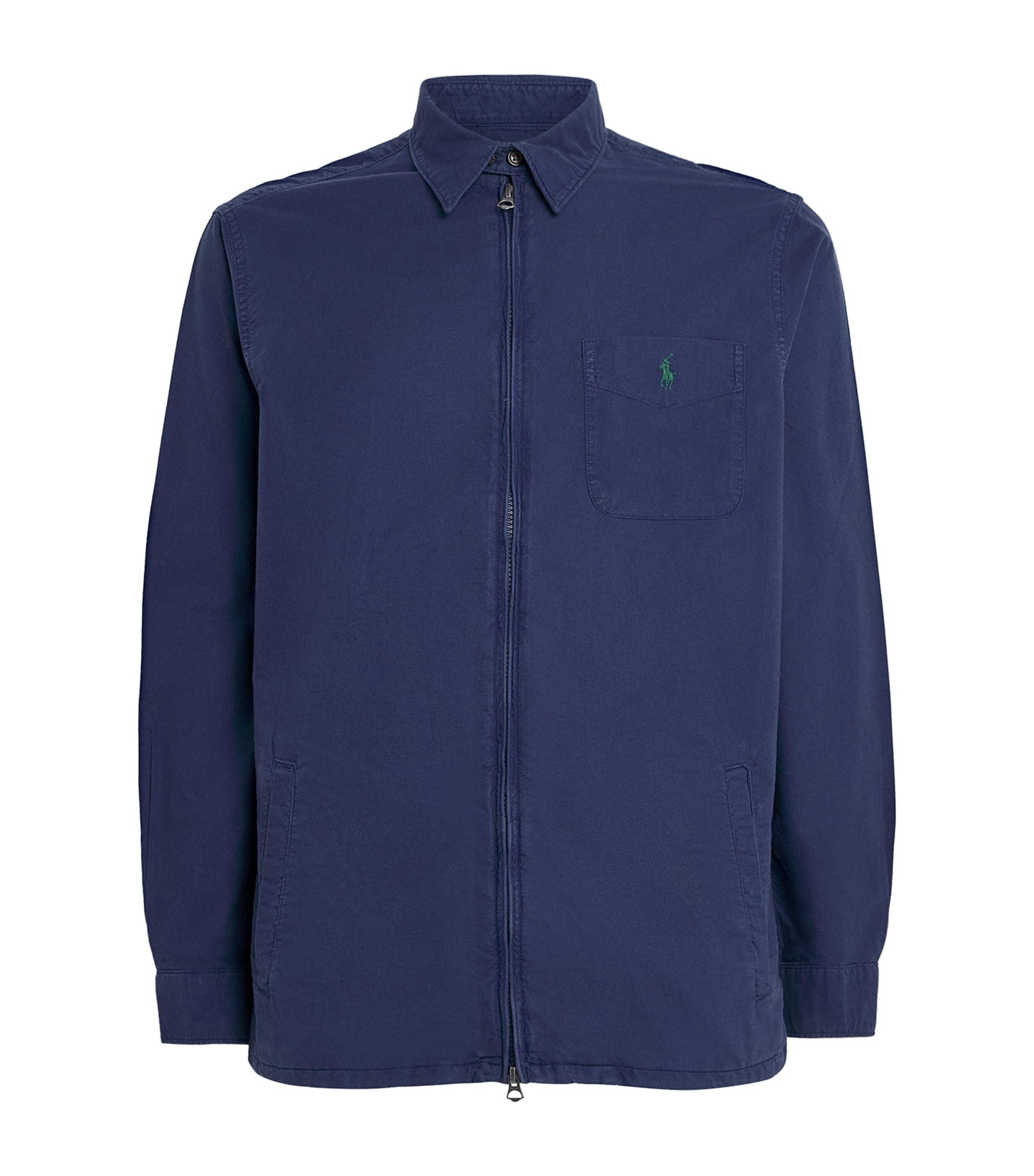 Oxford Garment-Dyed Overshirt