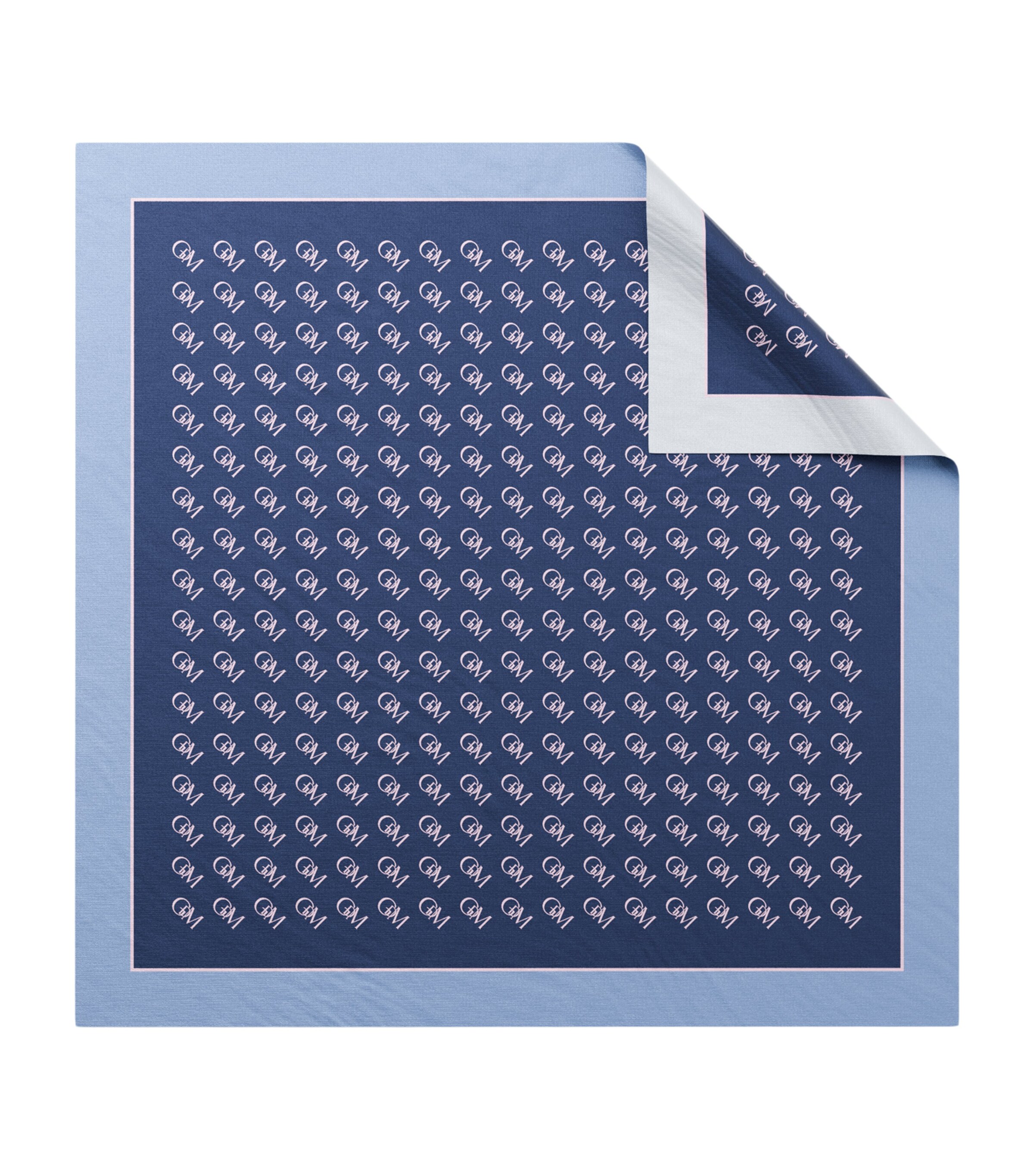 Wool-Silk The Monogram Scarf