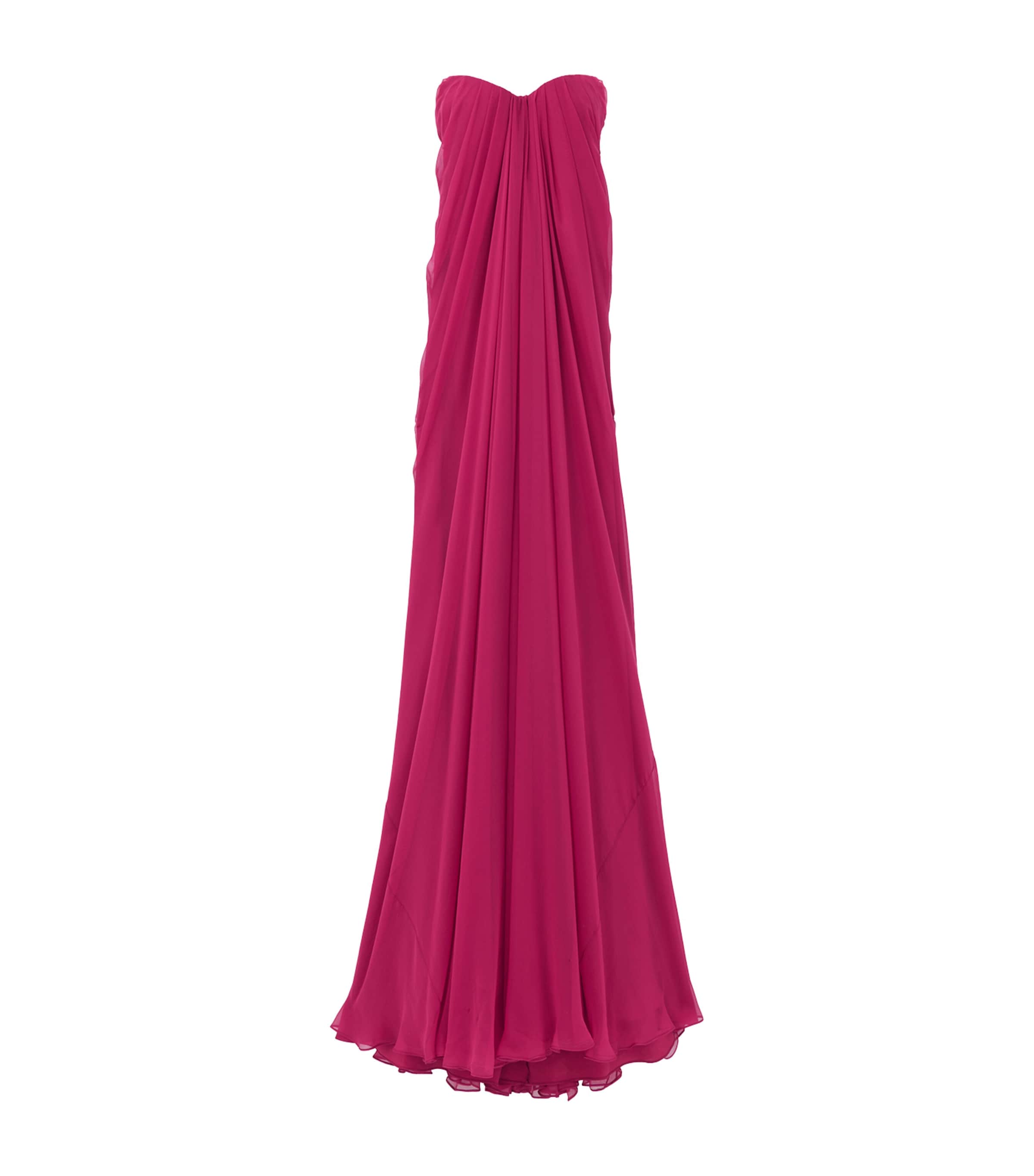 Silk Draped Gown