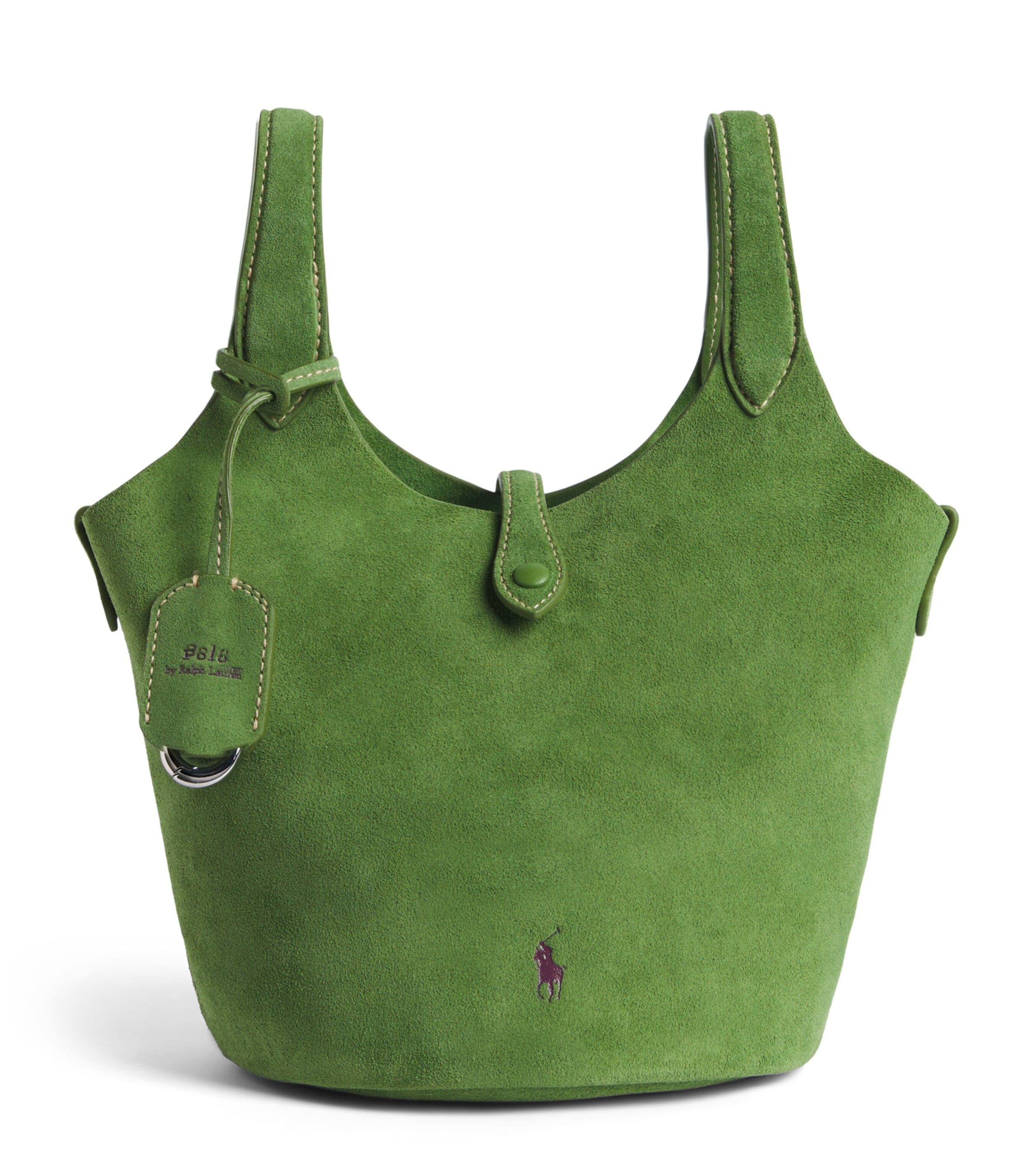 Polo Ralph Lauren Small Suede Play Cross-Body Bag Pesto