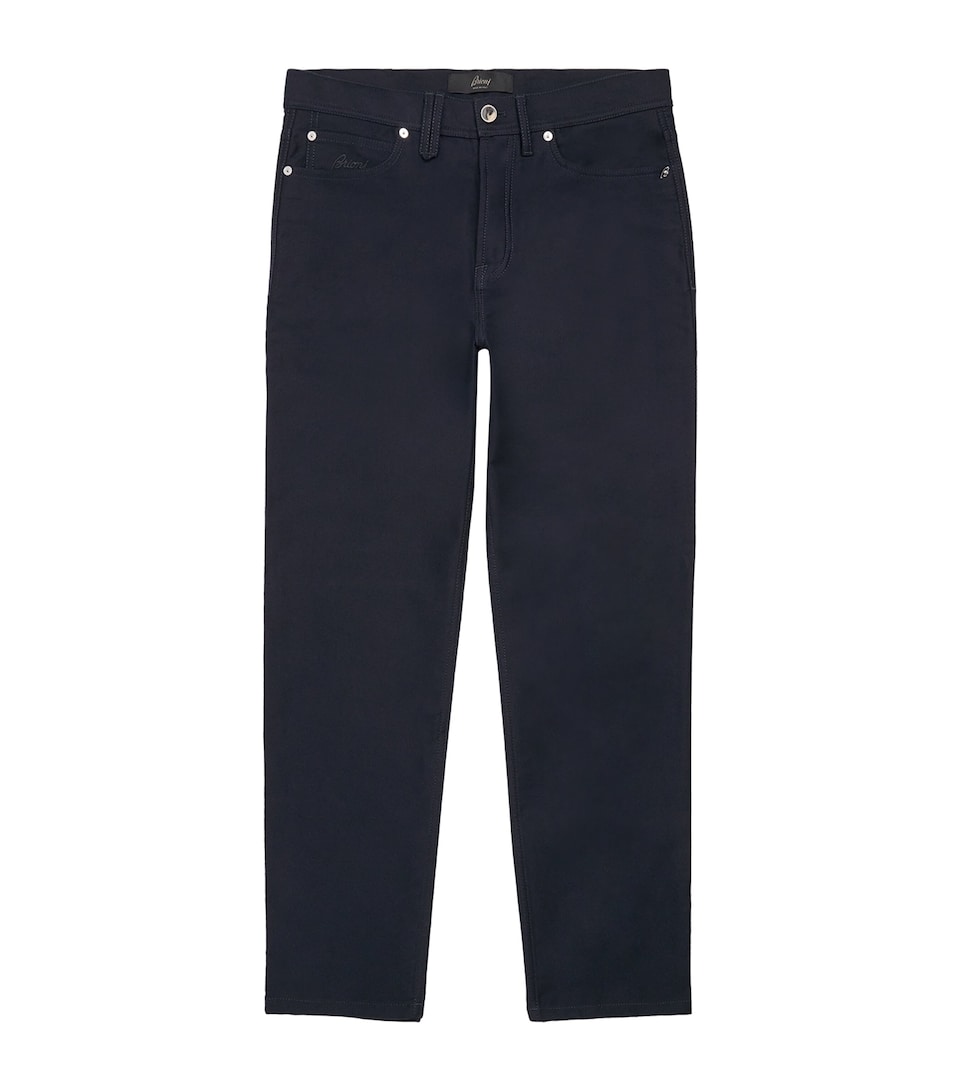 Embroidered Slim Trousers