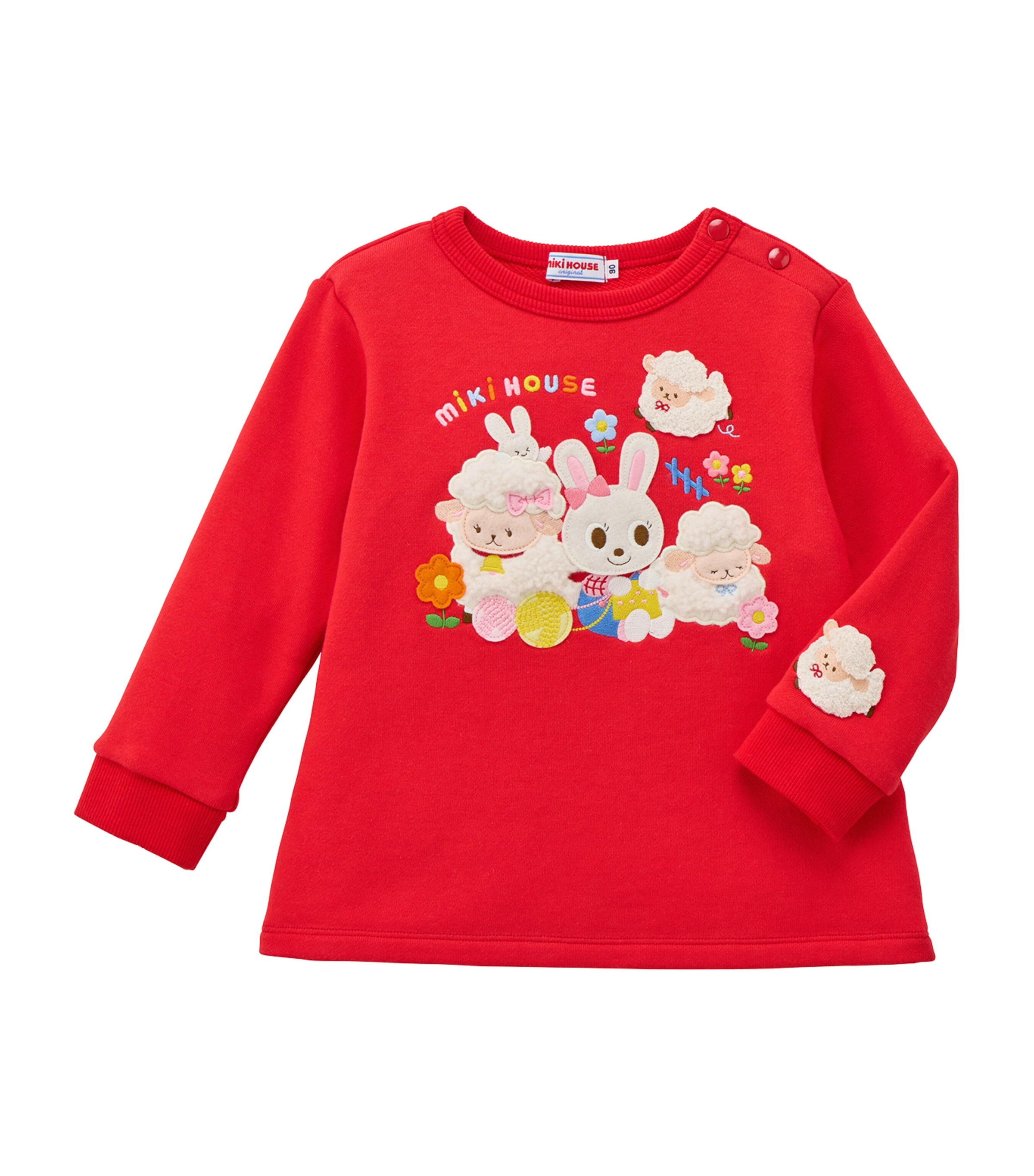 Miki House Cotton Embroidered Top (2-5 Years)