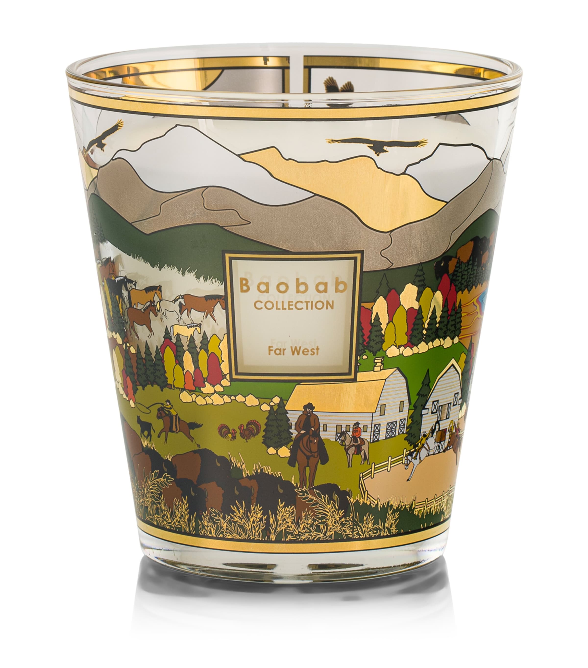Baobab Collection Far West Candle (2.3kg) Green
