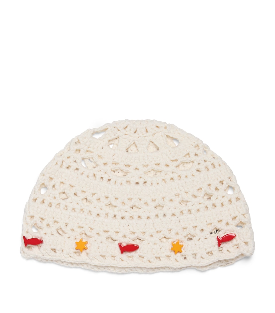 Lack Of Color Cotton Crochet Sunwave Beanie Sunwave