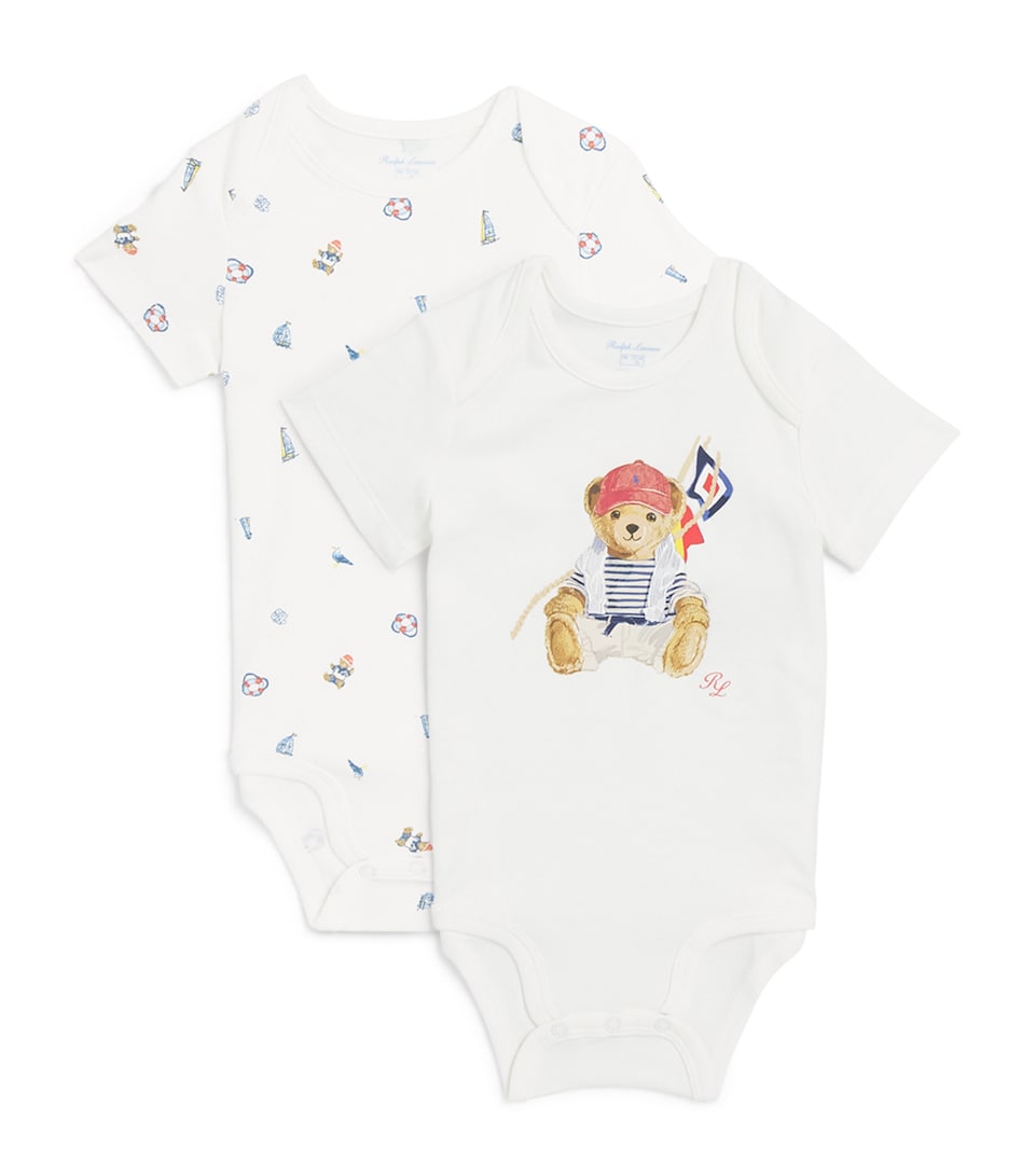 Cotton Polo Bear Bodysuit (3-9 Months)
