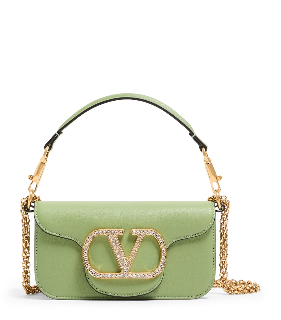 Valentino Garavani Small Leather Locò Shoulder Bag