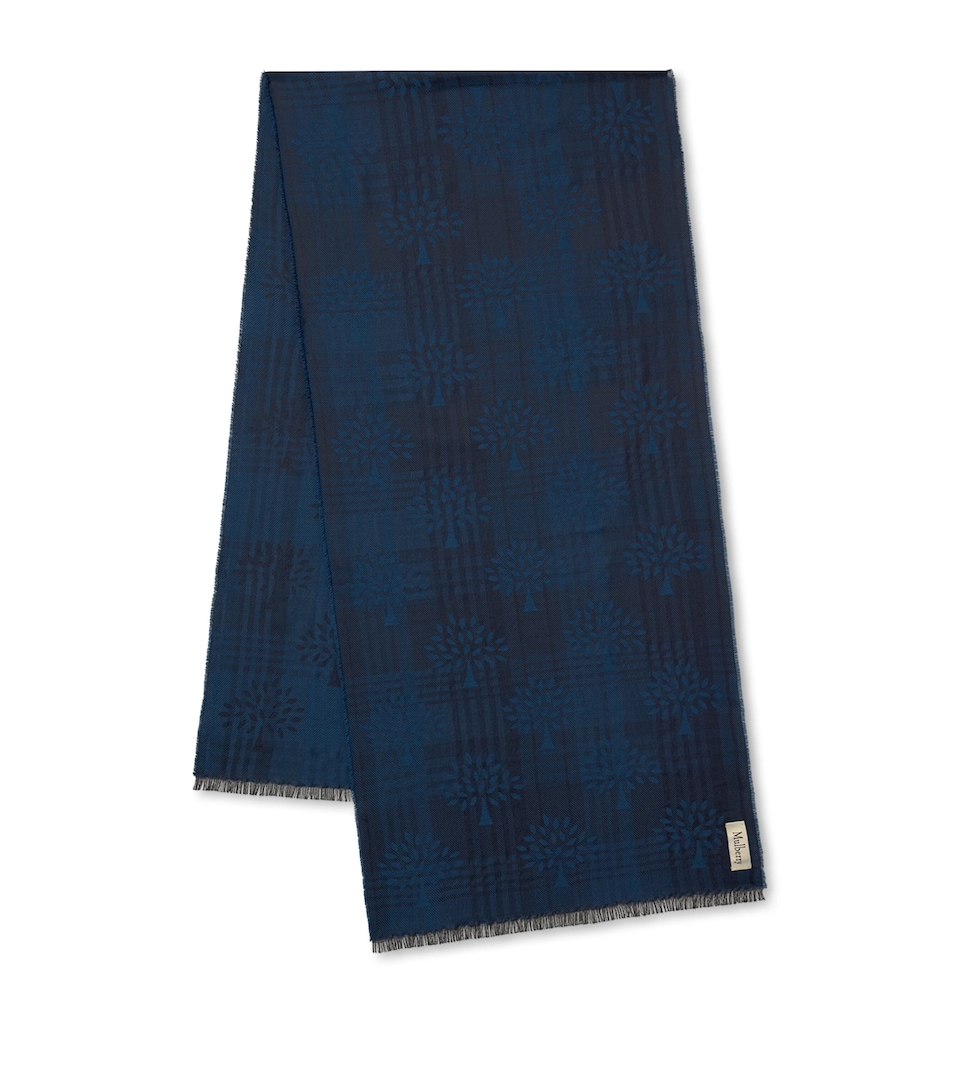 Wool-Silk Tree Scarf