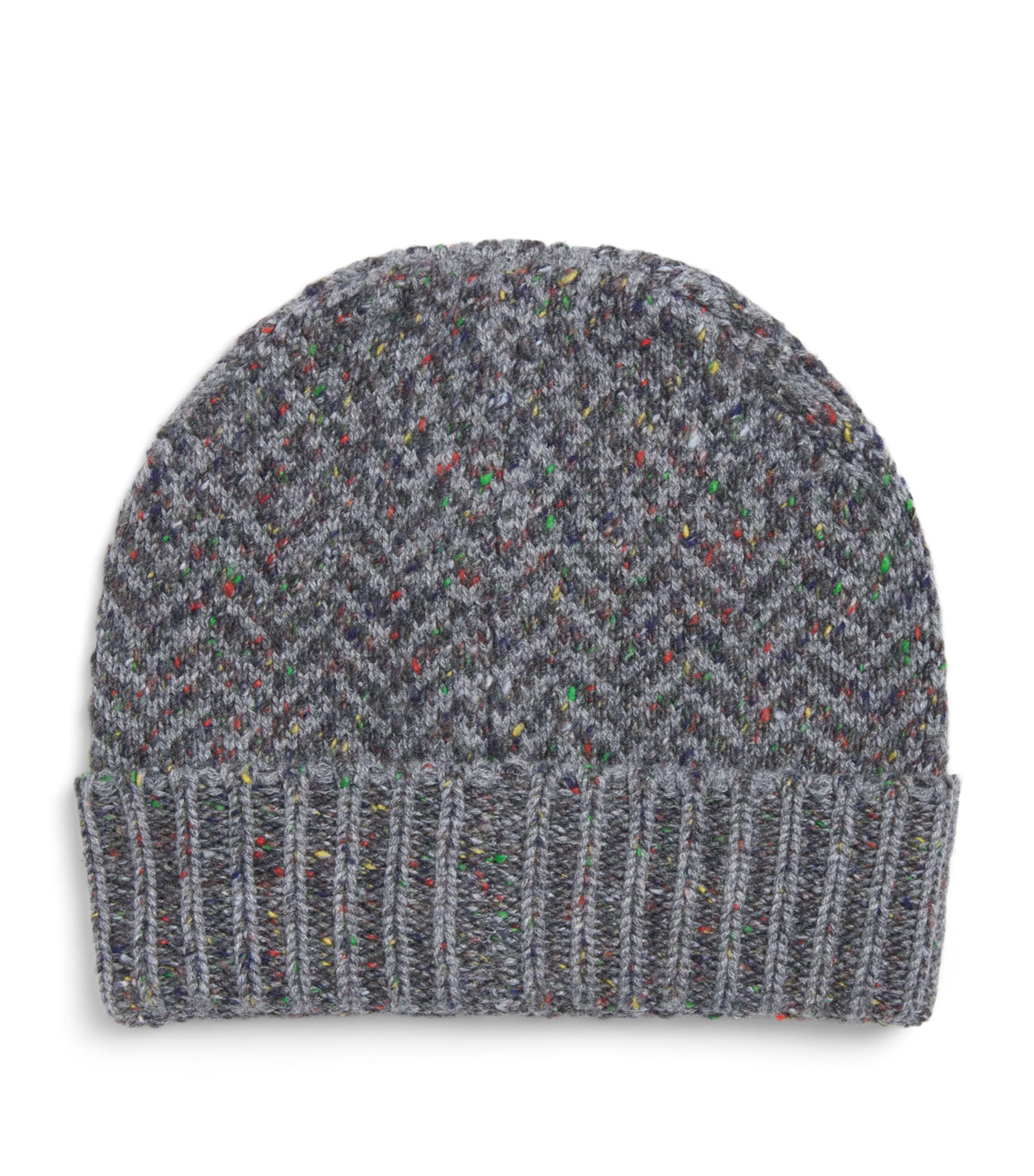 Gabriela Hearst Cashmere Porta Beanie Charcoal Multi