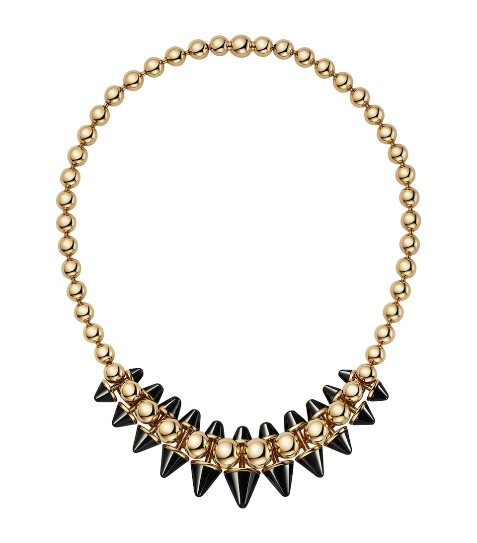 Extra Large Yellow Gold and Onyx Clash de Cartier Flexible Necklace