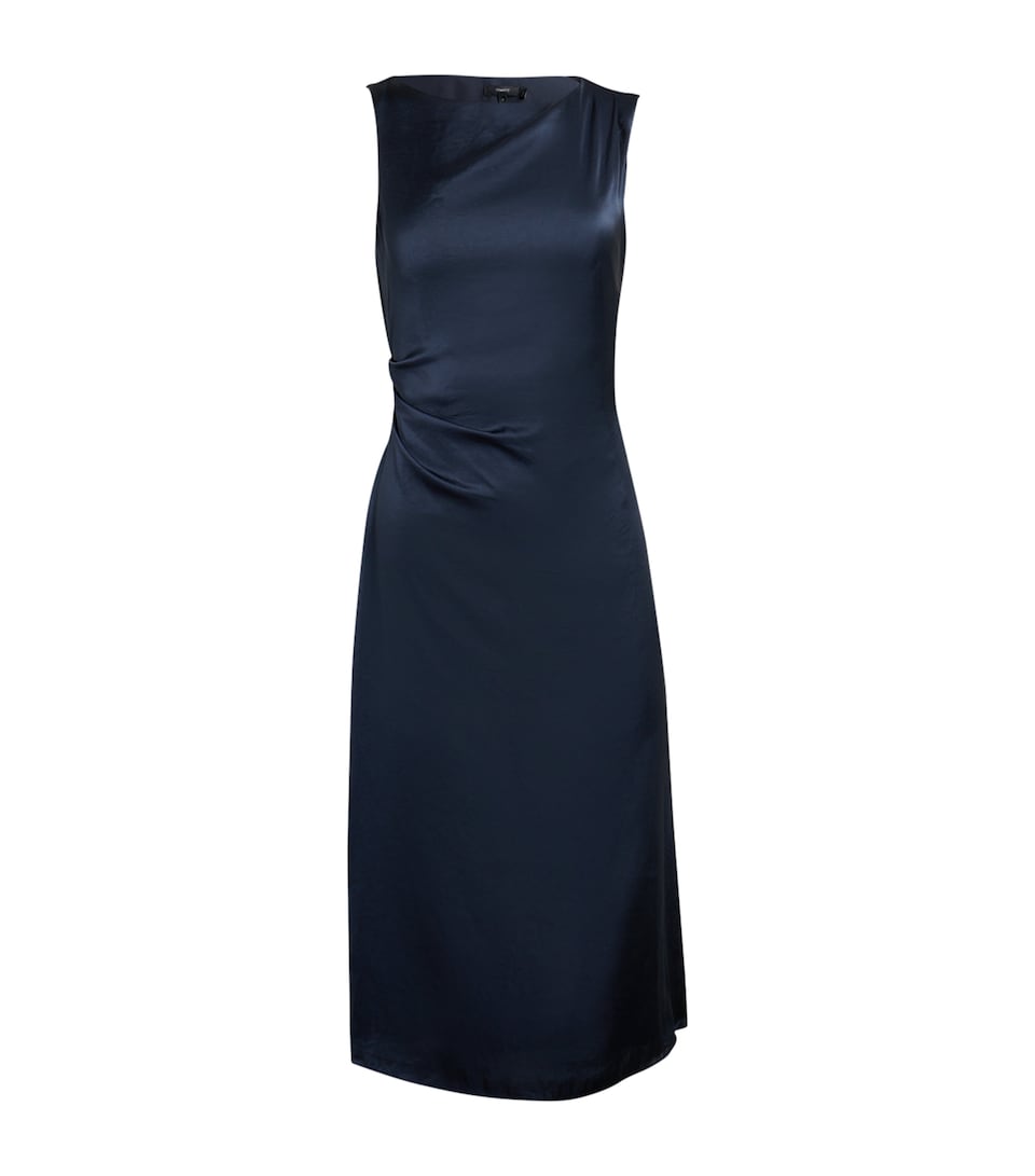Draped Midi Dress