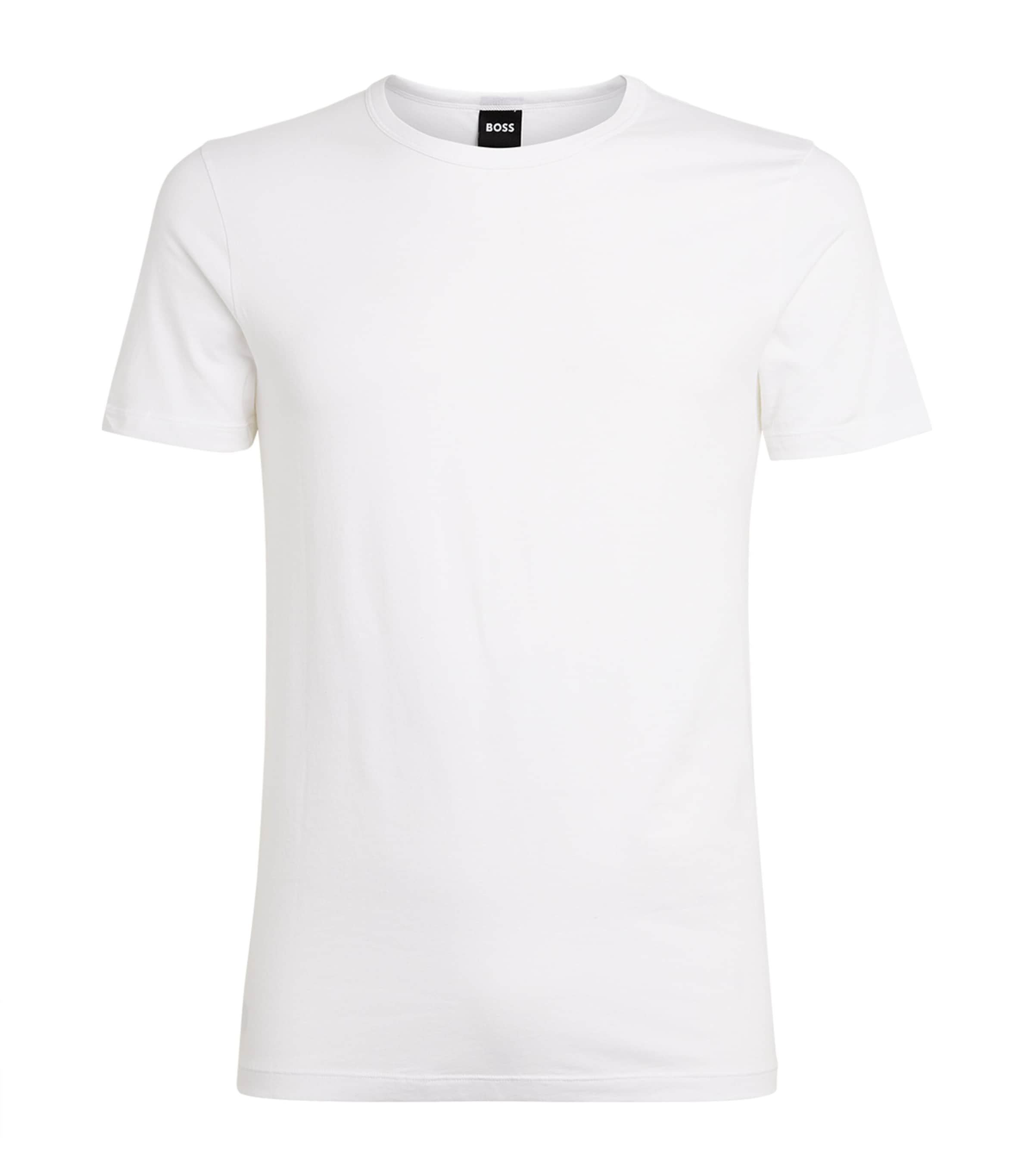BOSS Mens Cotton-Blend T-Shirt (Pack of 2)