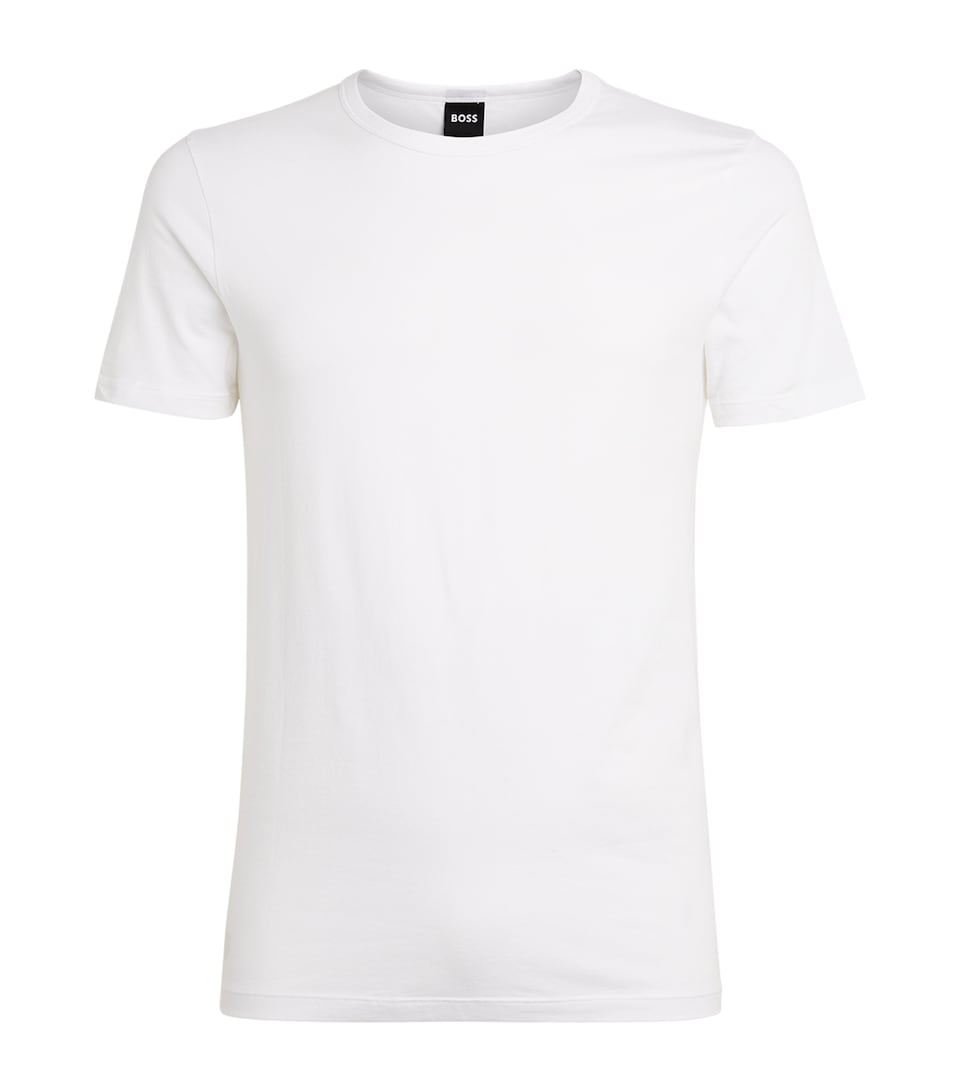 BOSS Mens Cotton-Blend T-Shirt (Pack of 2)