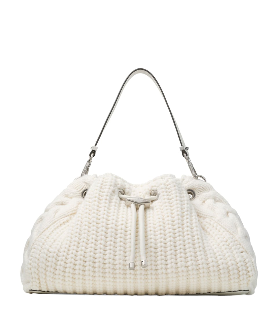 Bon Bon Cinch Wool Top-Handle Bag