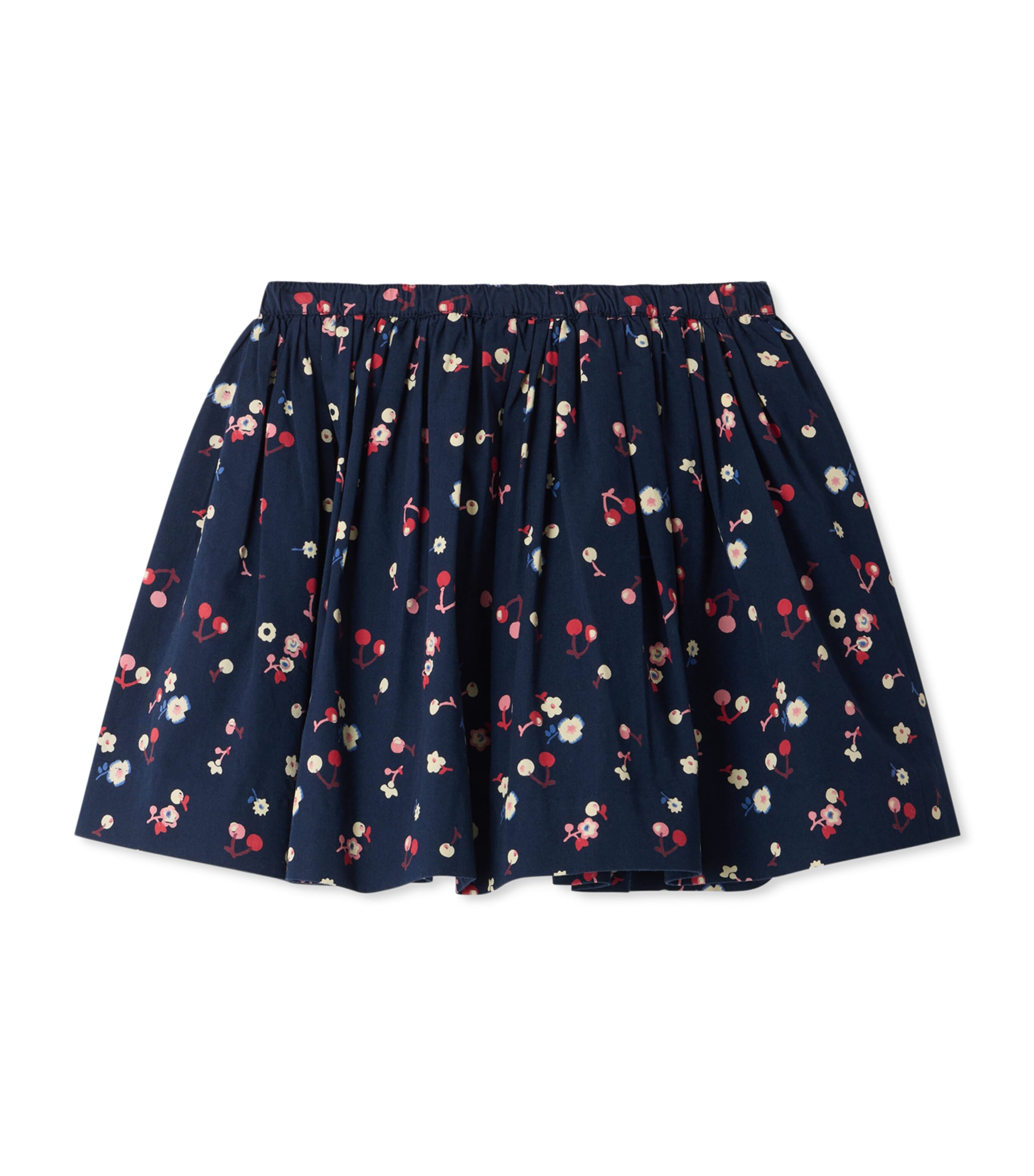 Bonpoint Cotton Floral Print Skirt (4-8 Years) Fl Multicolore