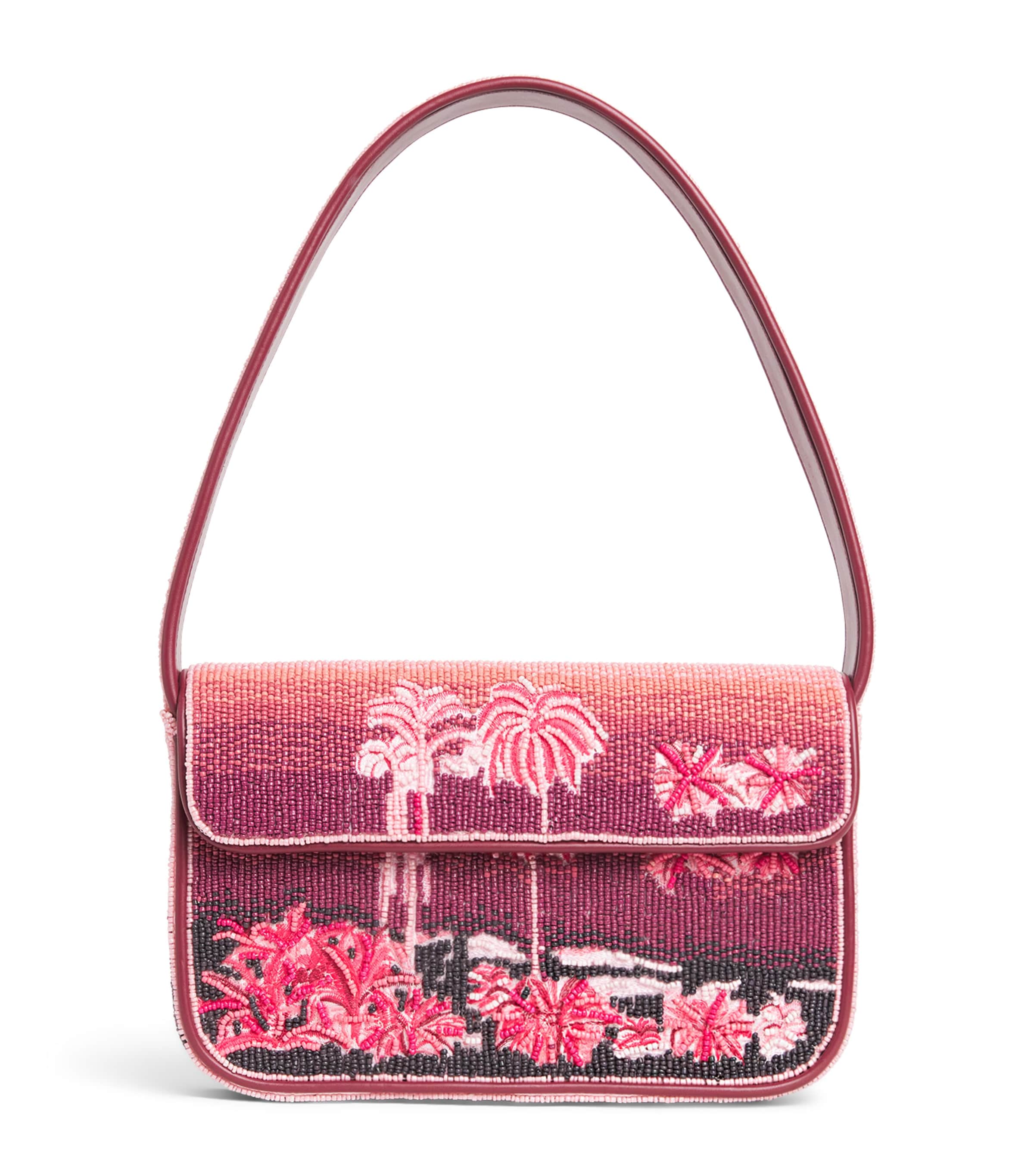 STAUD Beaded California Clouds Tommy Shoulder Bag Cclo Cali Clouds