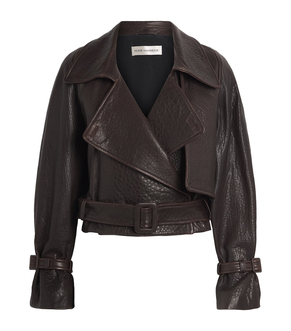 Lambskin Cropped Hatti Jacket