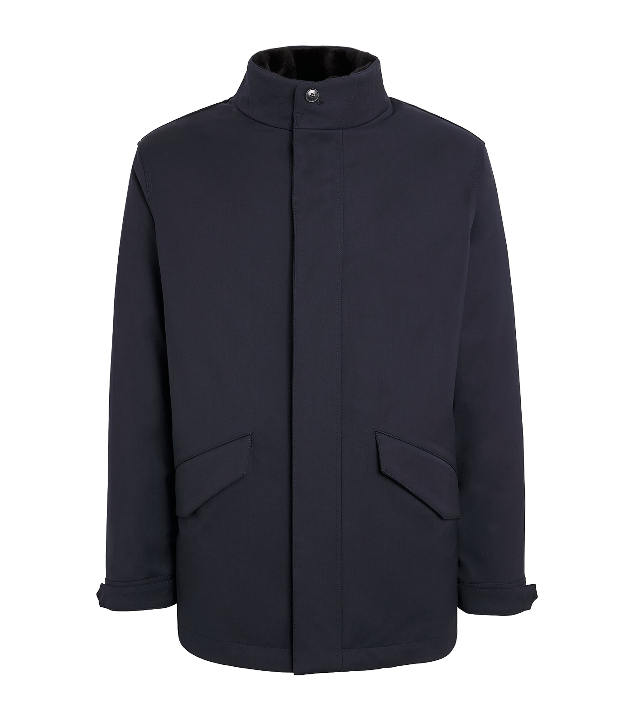 Yves Salomon Mens Down Virgin Wool Gabardine Parka Egee