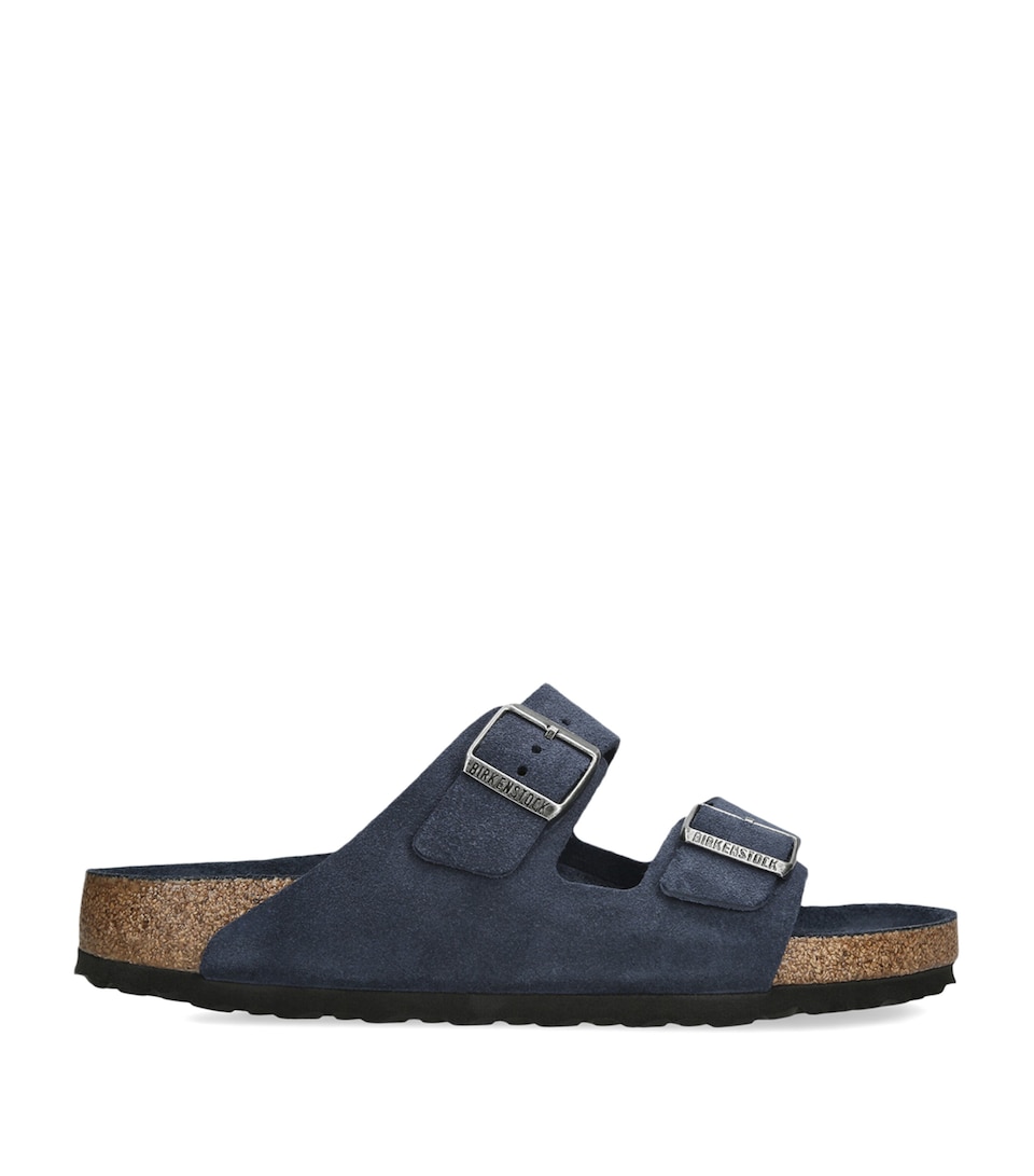 Birkenstock Suede Arizona Sandals Navy