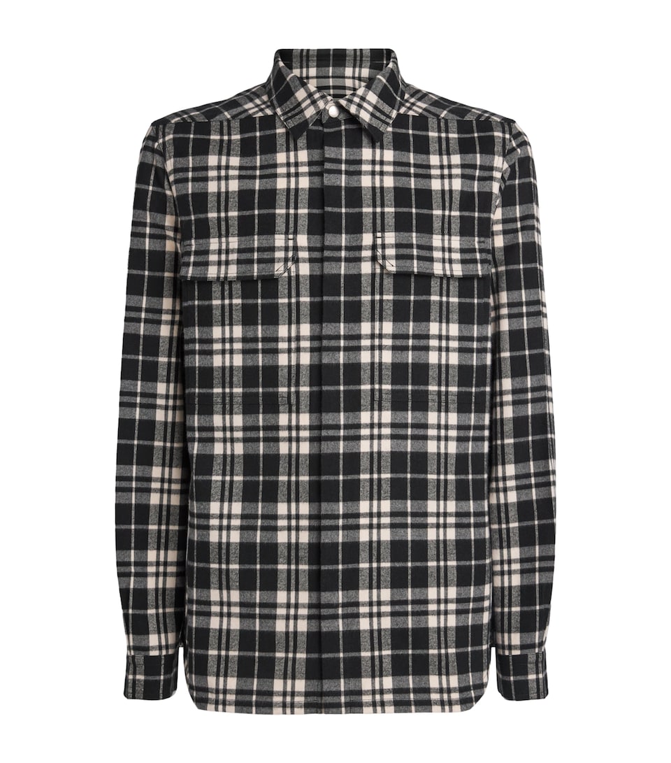 Cotton Check Overshirt