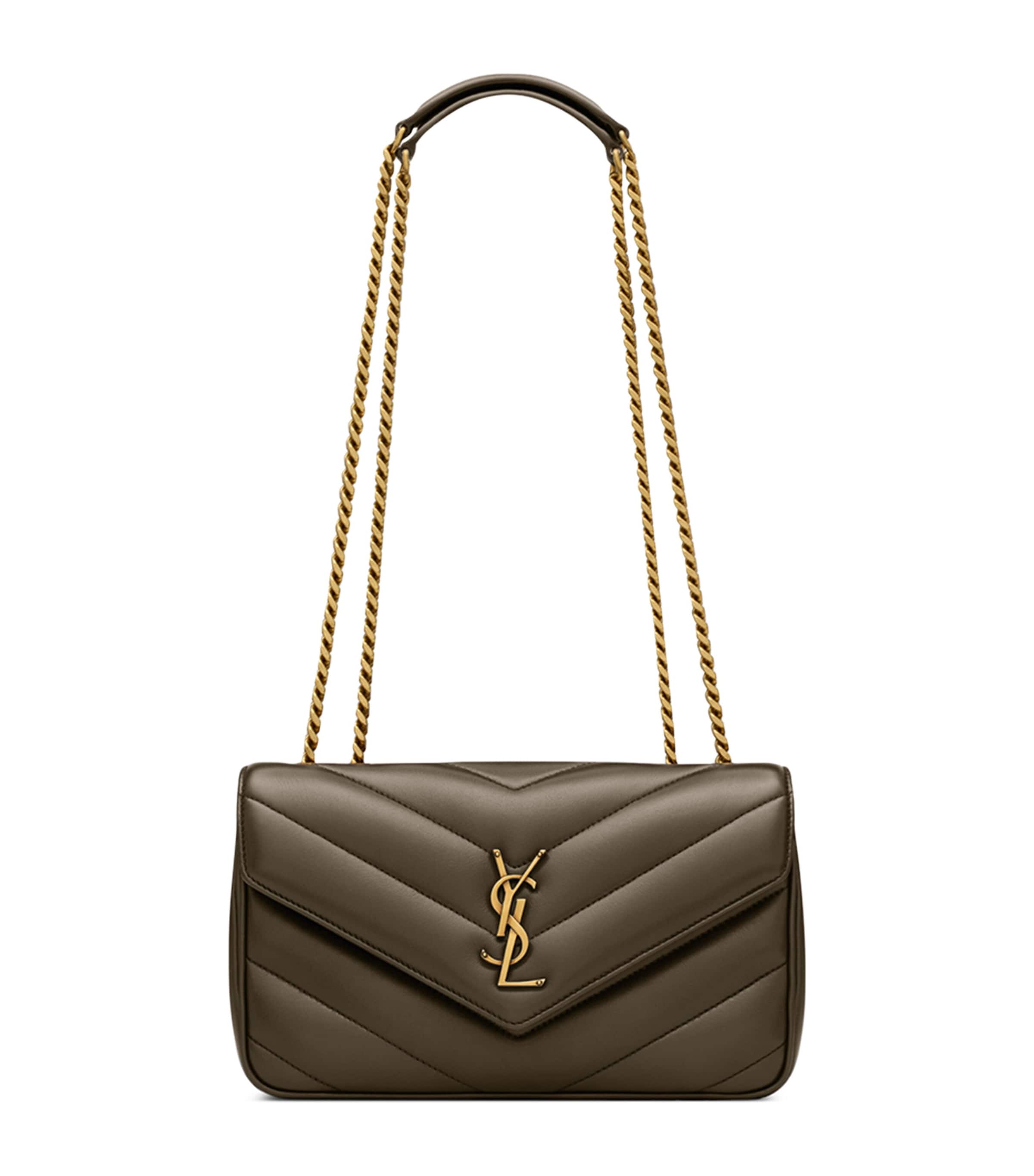 Saint Laurent Small Leather Loulou Shoulder Bag