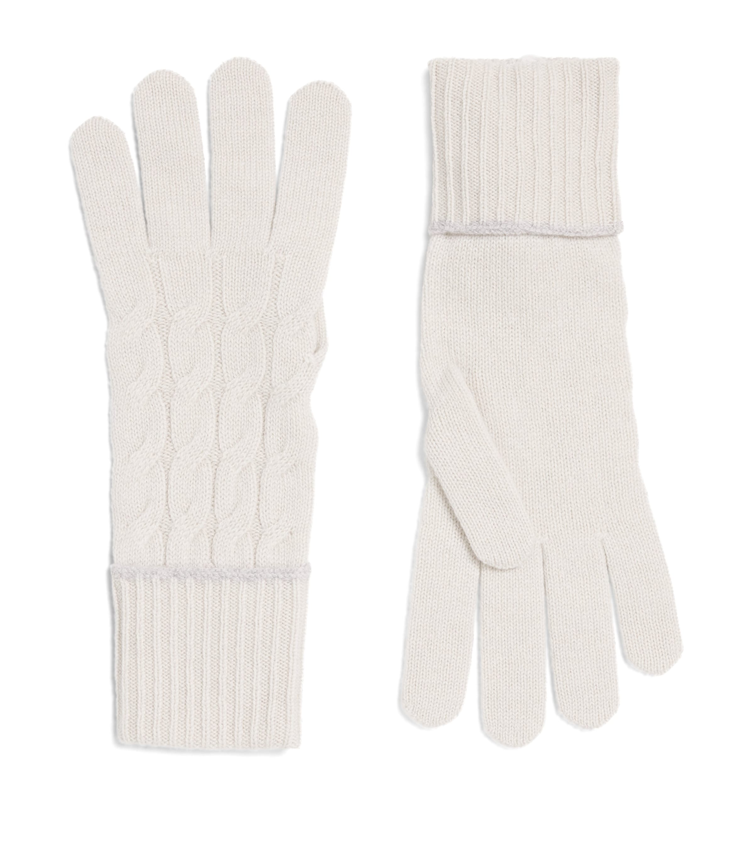 Cashmere Cable-Knit Gloves