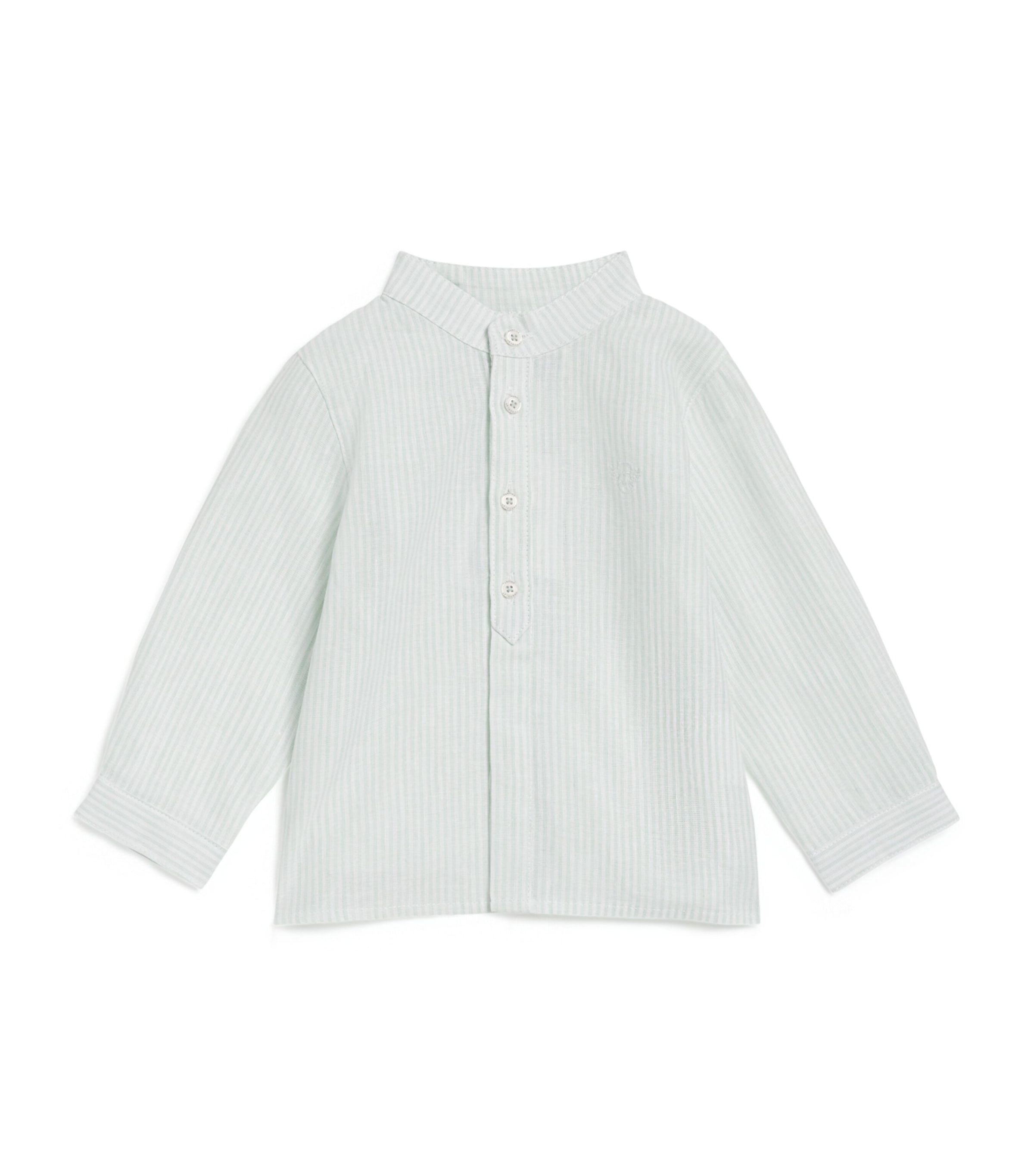 Linen-Cotton Stripe Shirt (3 Months-4 Years)