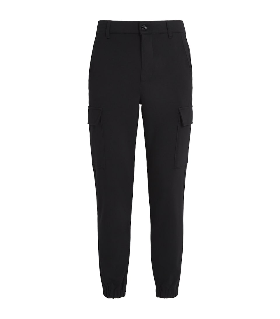 7 For All Mankind Mens Double Knit Cargo Chinos Black