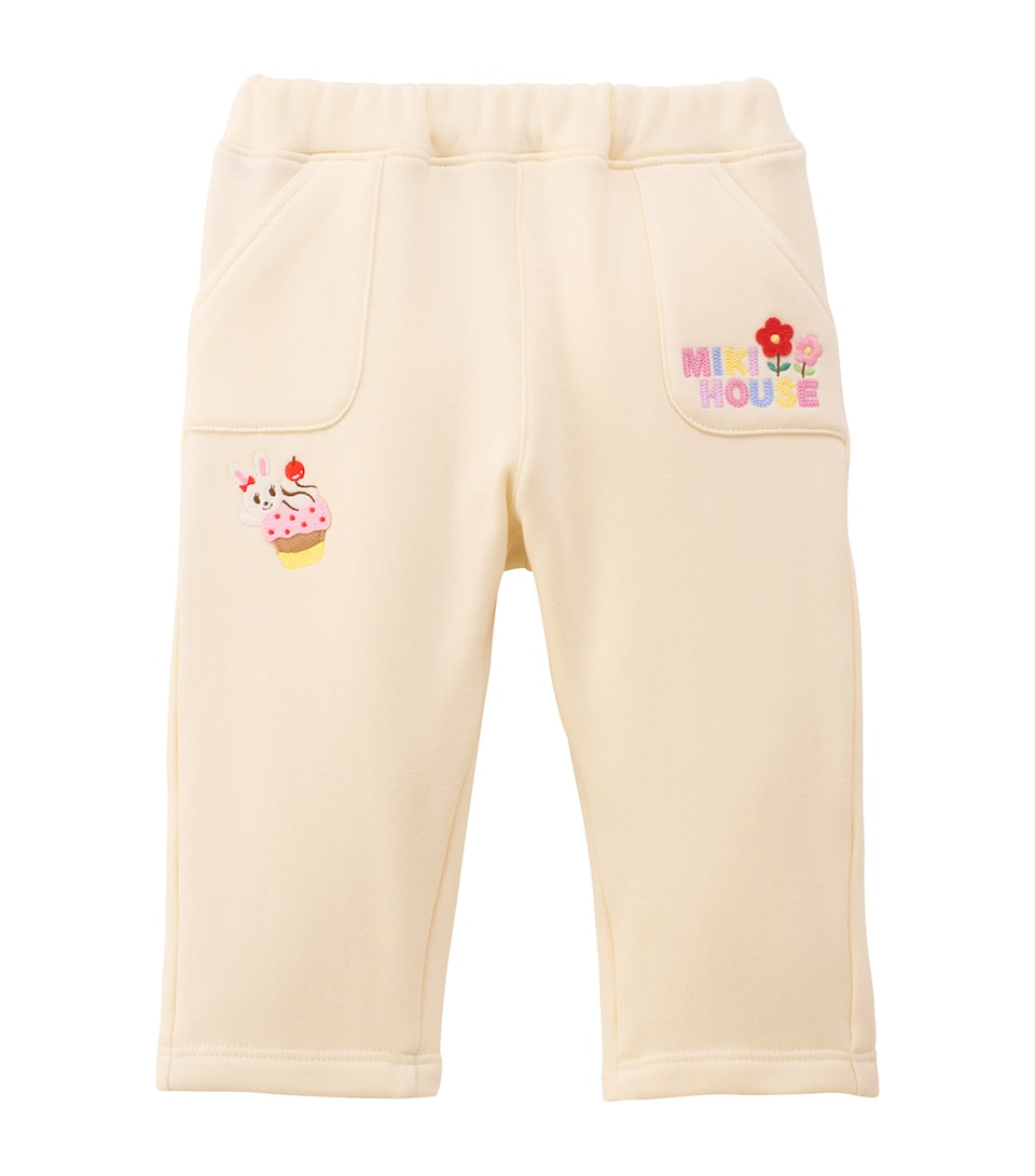 Miki House Jersey Appliqué Sweatpants (1-7 Years)