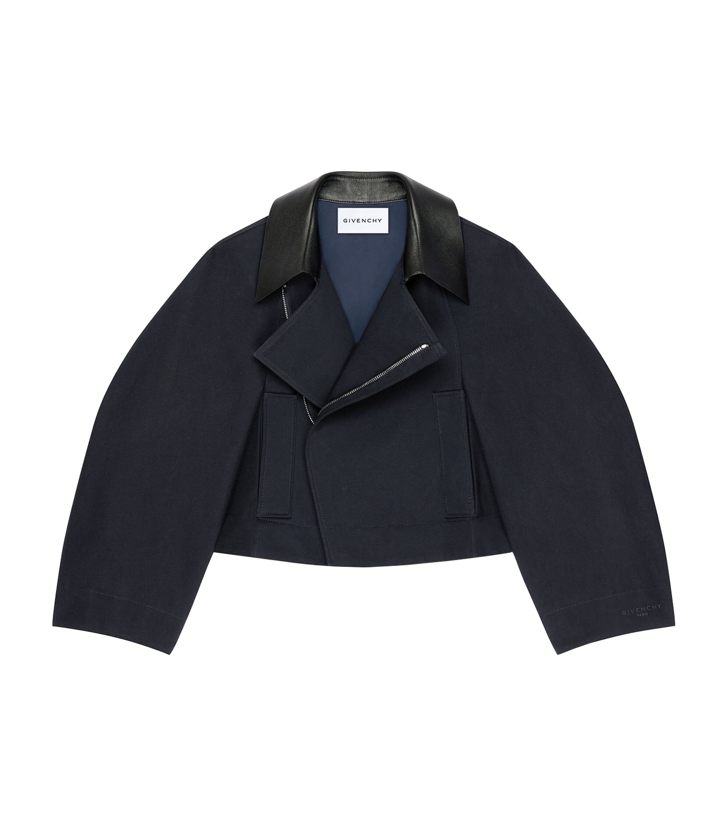 Givenchy Womens Cotton-Wool Cropped Jacket